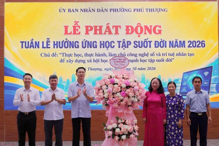 Phường Phú Thượng lan tỏa tinh thần học tập suốt đời trong thời đại số