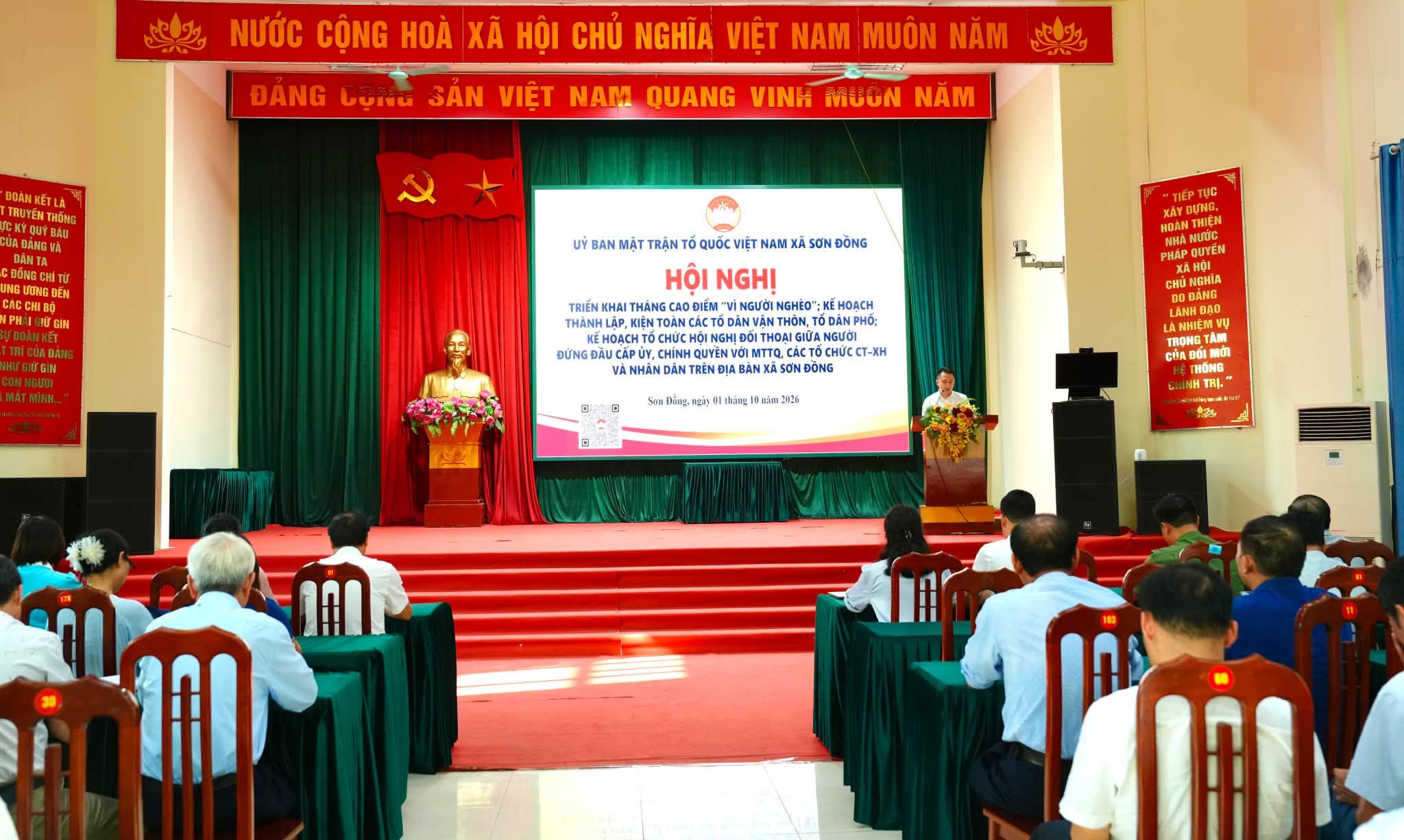 Xã Sơn Đồng: Chăm lo an sinh, củng cố dân vận, tăng cường đối thoại với nhân dân