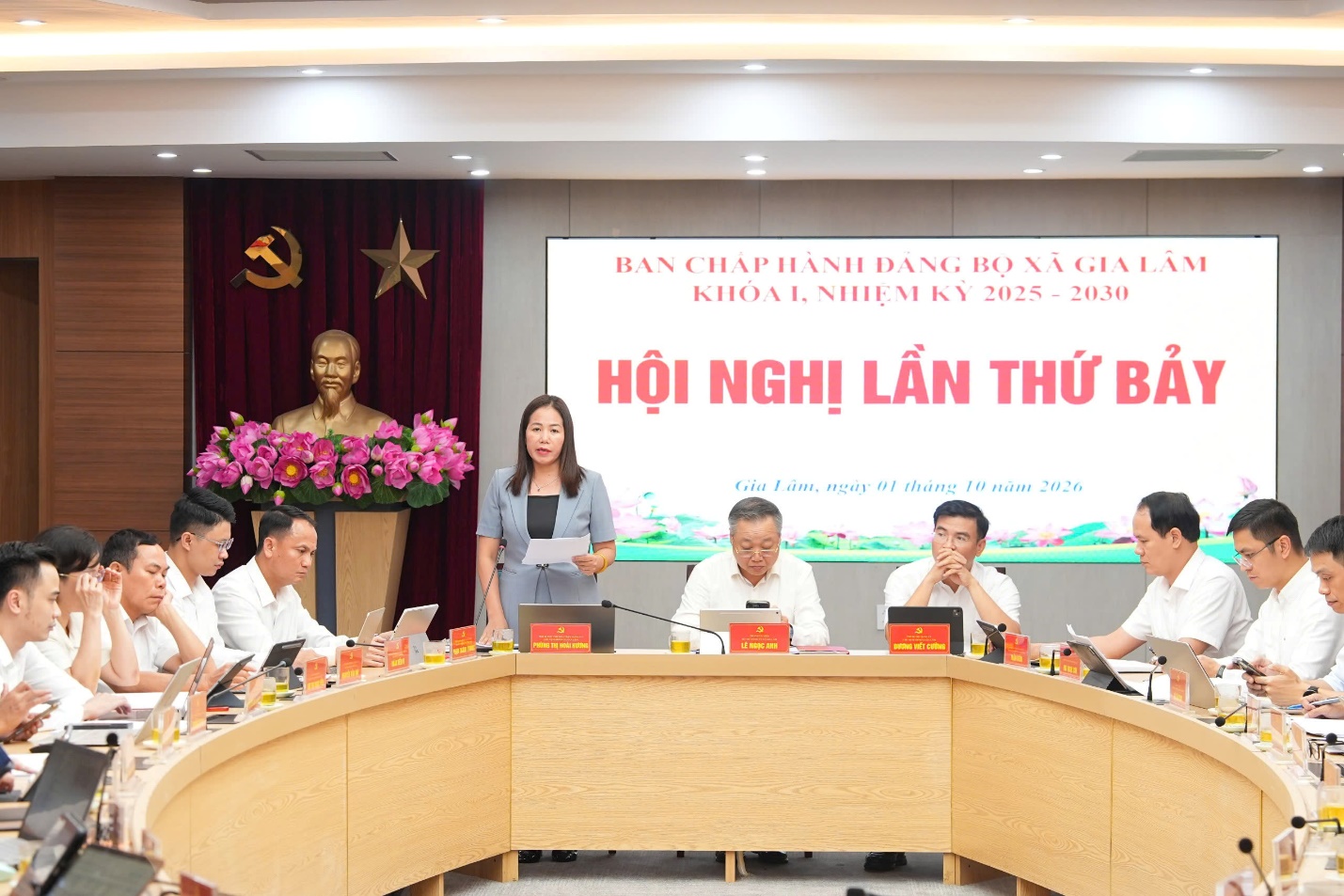 Hội nghị lần thứ Bảy Ban Chấp hành Đảng bộ xã Gia Lâm khóa I, nhiệm kỳ 2025-2030: Tập trung rà soát hoàn thành các mục tiêu, chỉ tiêu, nhiệm vụ năm 2026