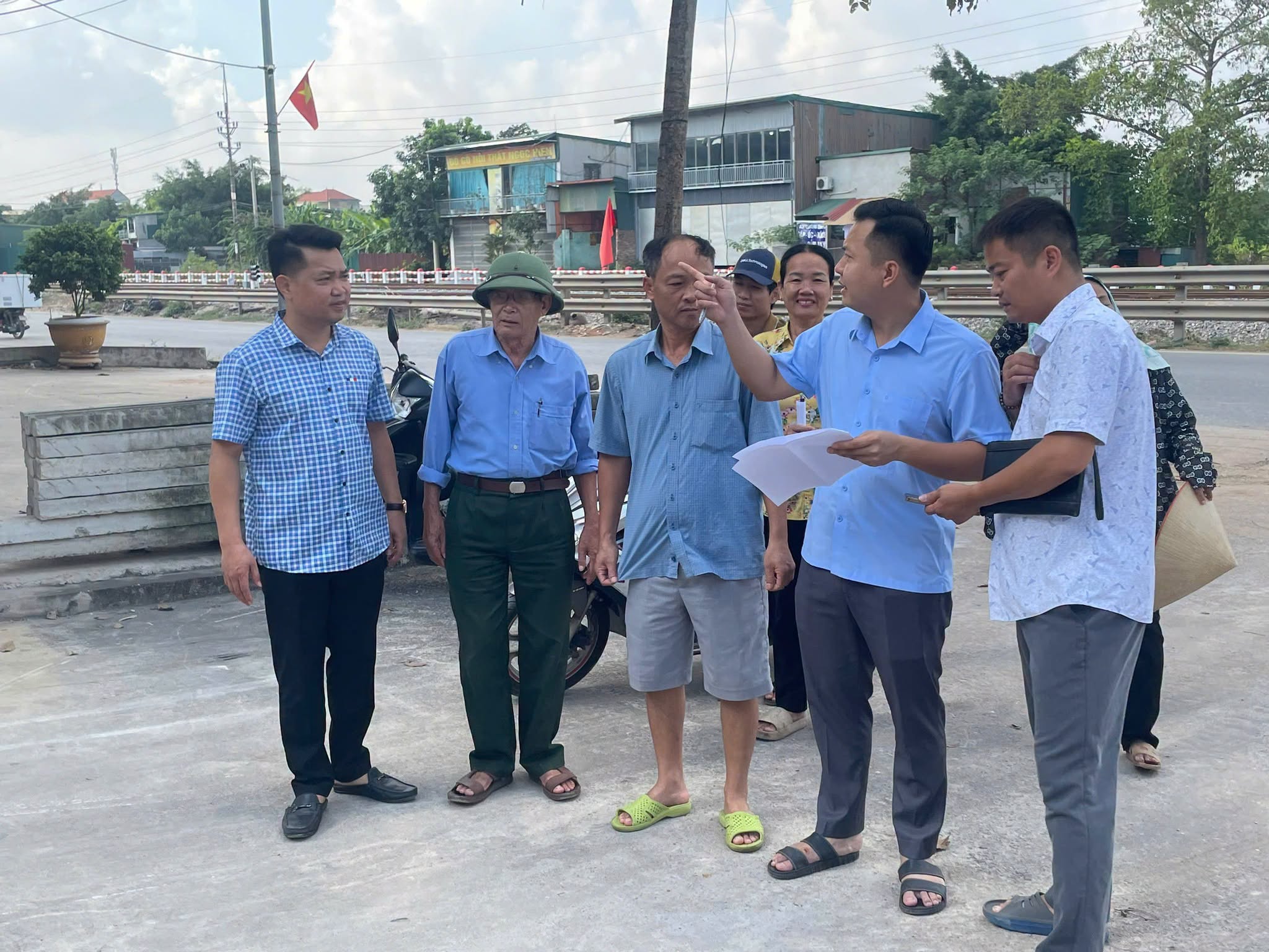 Xã Chương Dương: Quyết liệt đẩy nhanh giải phóng mặt bằng và xử lý vi phạm trật tự xây dựng