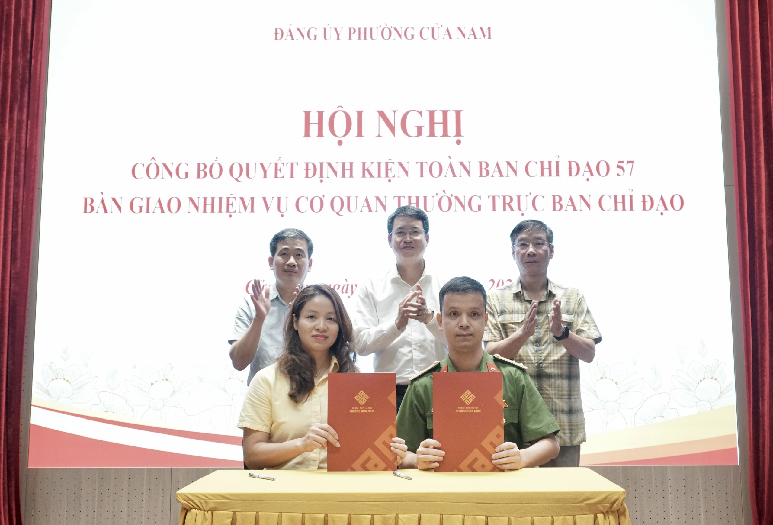 Phường Cửa Nam giao Công an phường làm Cơ quan Thường trực Ban Chỉ đạo 57