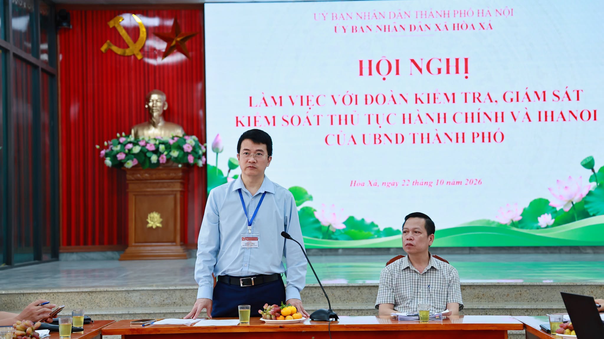Xã Hòa Xá giải quyết 99,8% hồ sơ thủ tục hành chính trước và đúng hạn