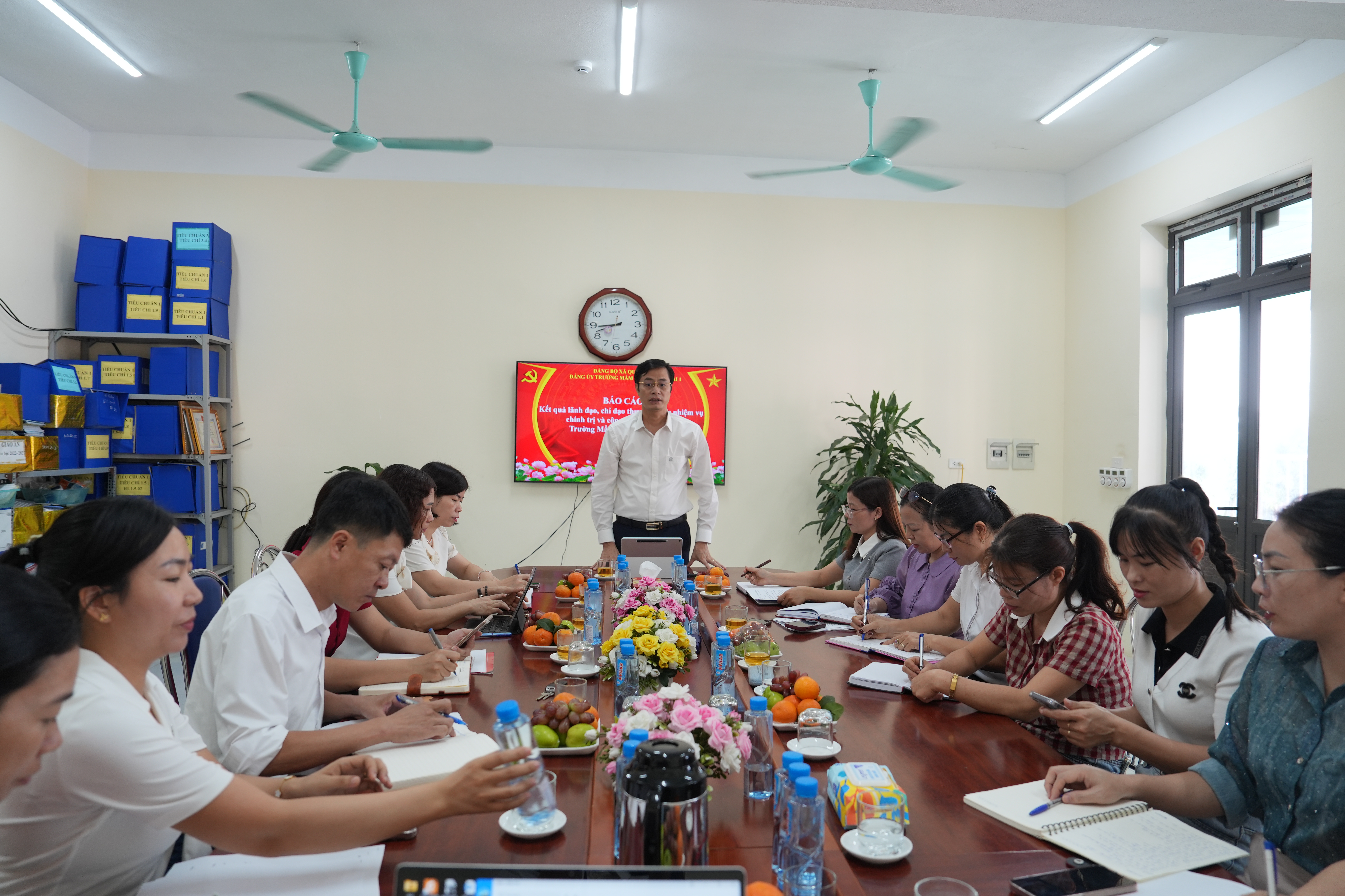 Xã Quảng Oai: Tăng cường thực hiện quy chế dân chủ, nâng cao chất lượng giáo dục mầm non