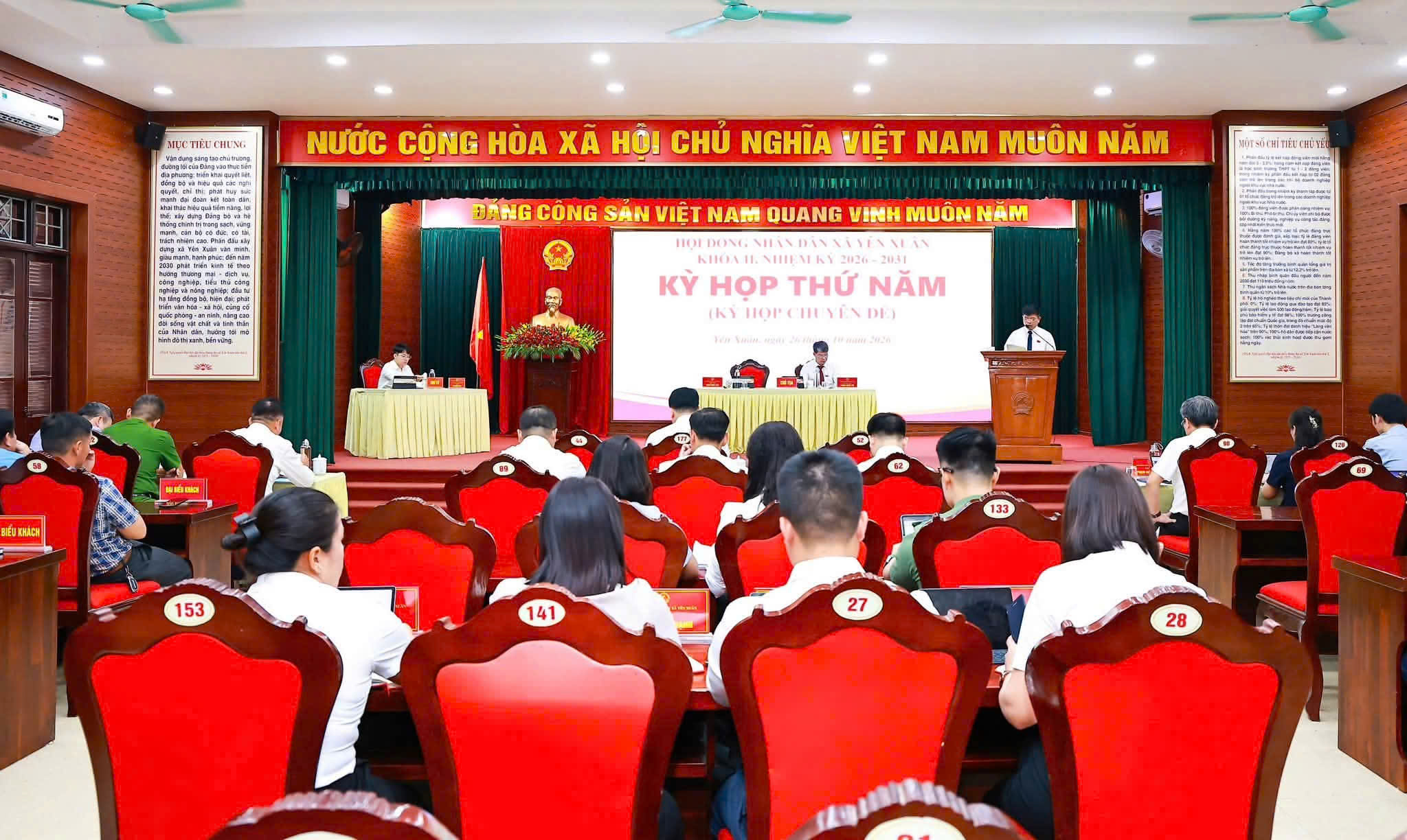 HĐND xã Yên Xuân thống nhất Đề án điều chỉnh địa giới giữa thành phố Hà Nội với tỉnh Phú Thọ