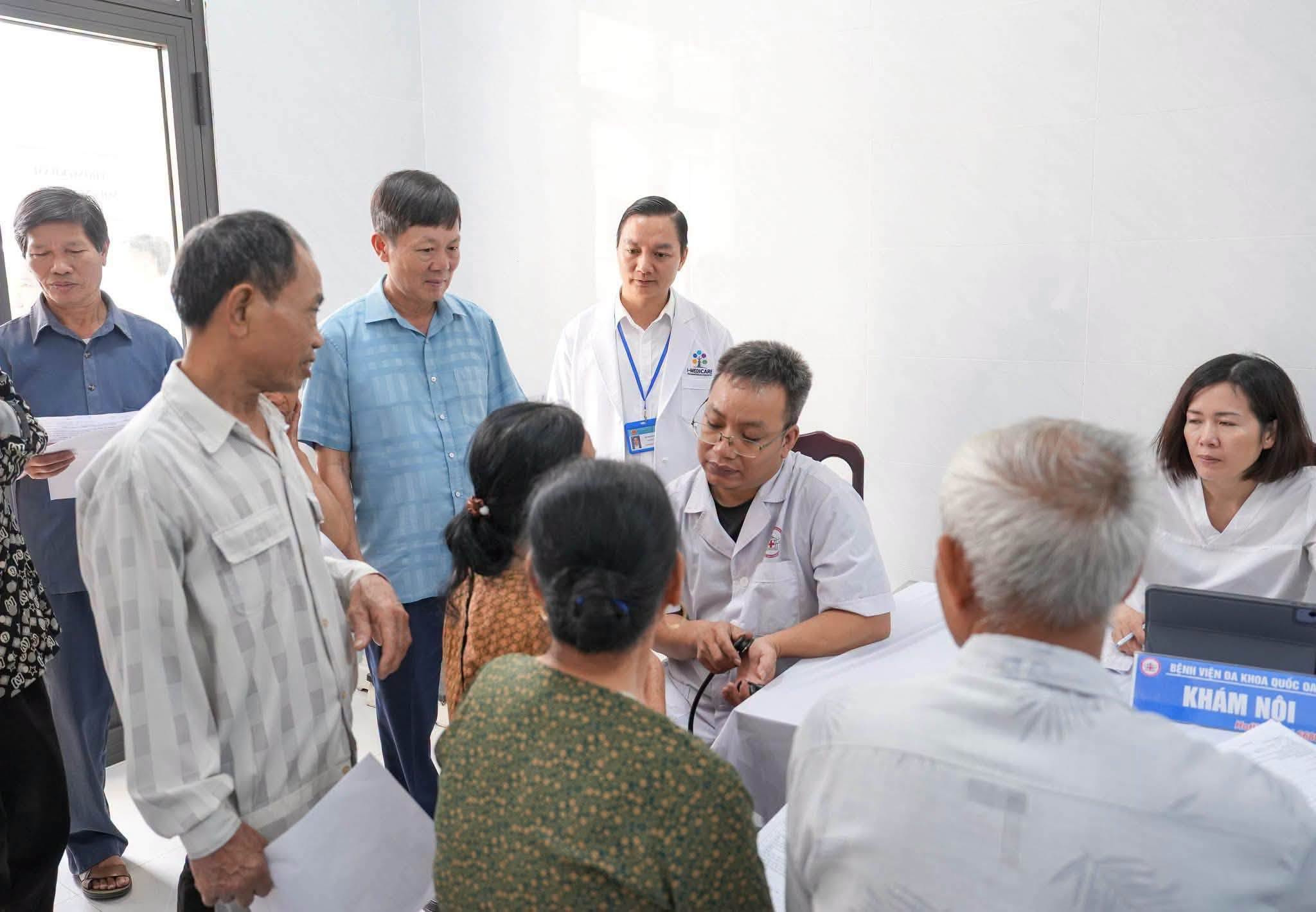 Xã Phú Cát tăng cường kiểm tra công tác khám sức khỏe định kỳ miễn phí cho người dân