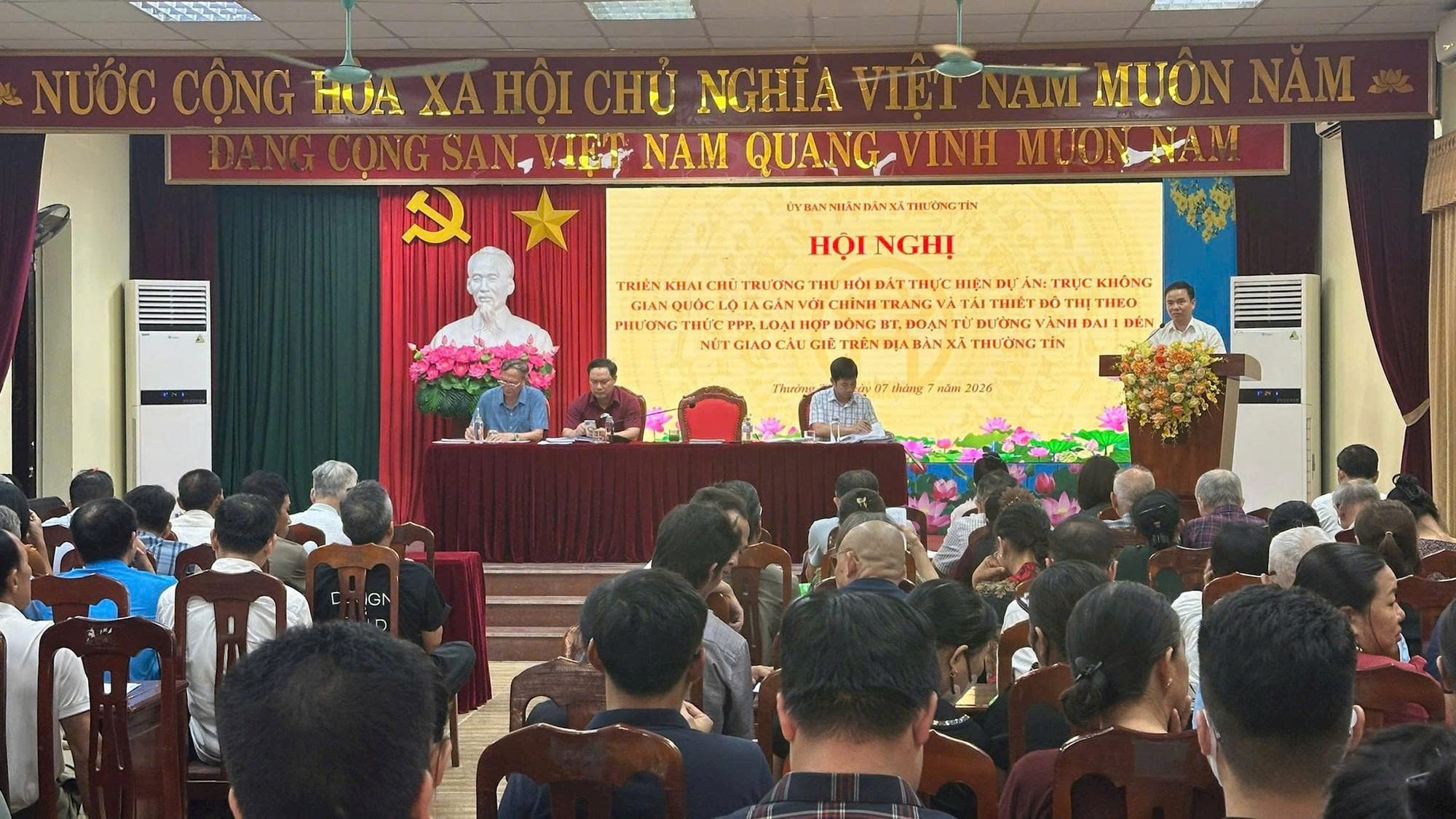 Xã Thường Tín thông tin phương án thu hồi đất phục vụ mở rộng Quốc lộ 1A