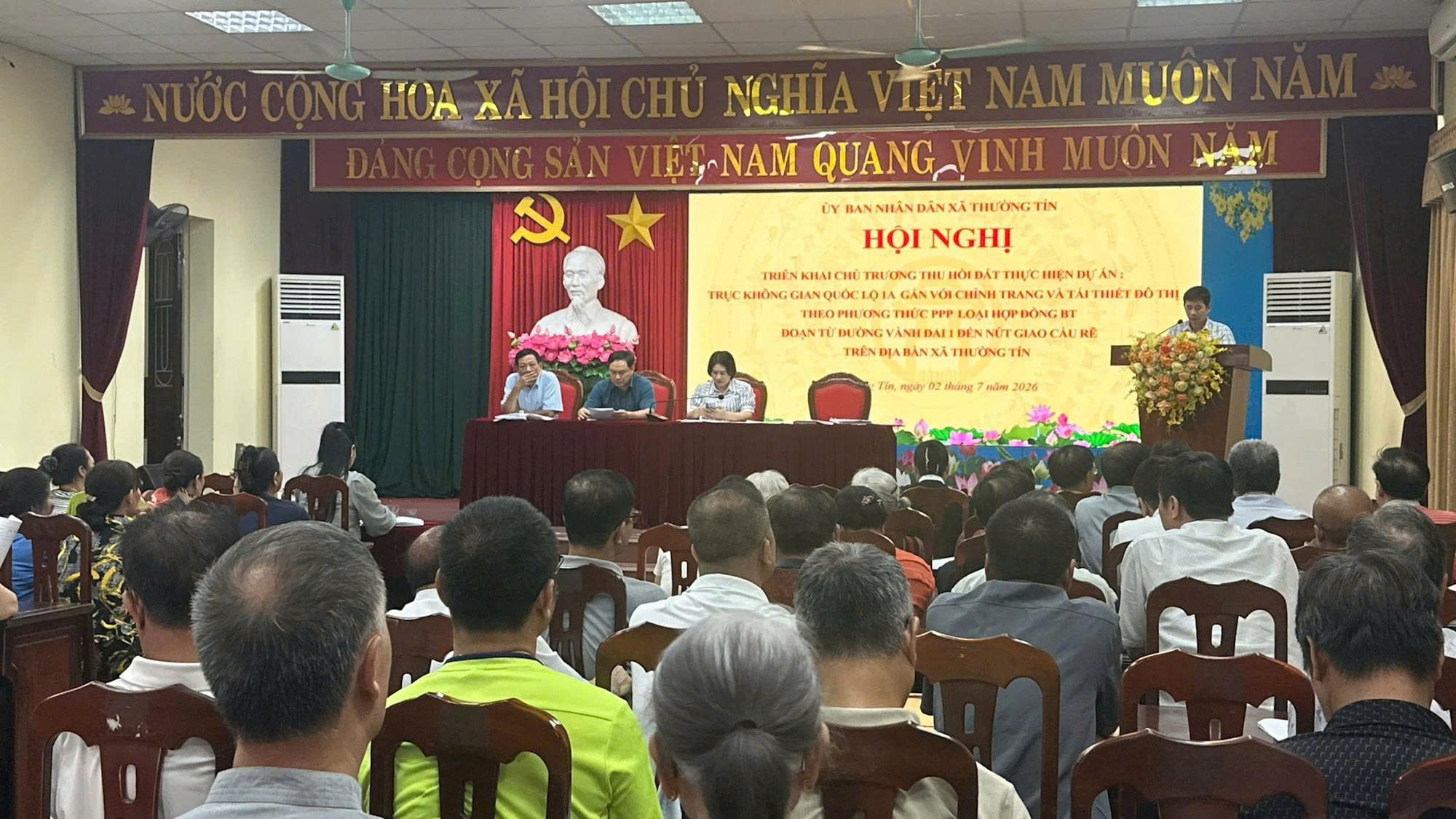 Xã Thường Tín đẩy mạnh công tác giải phóng mặt bằng Dự án mở rộng Quốc lộ 1A