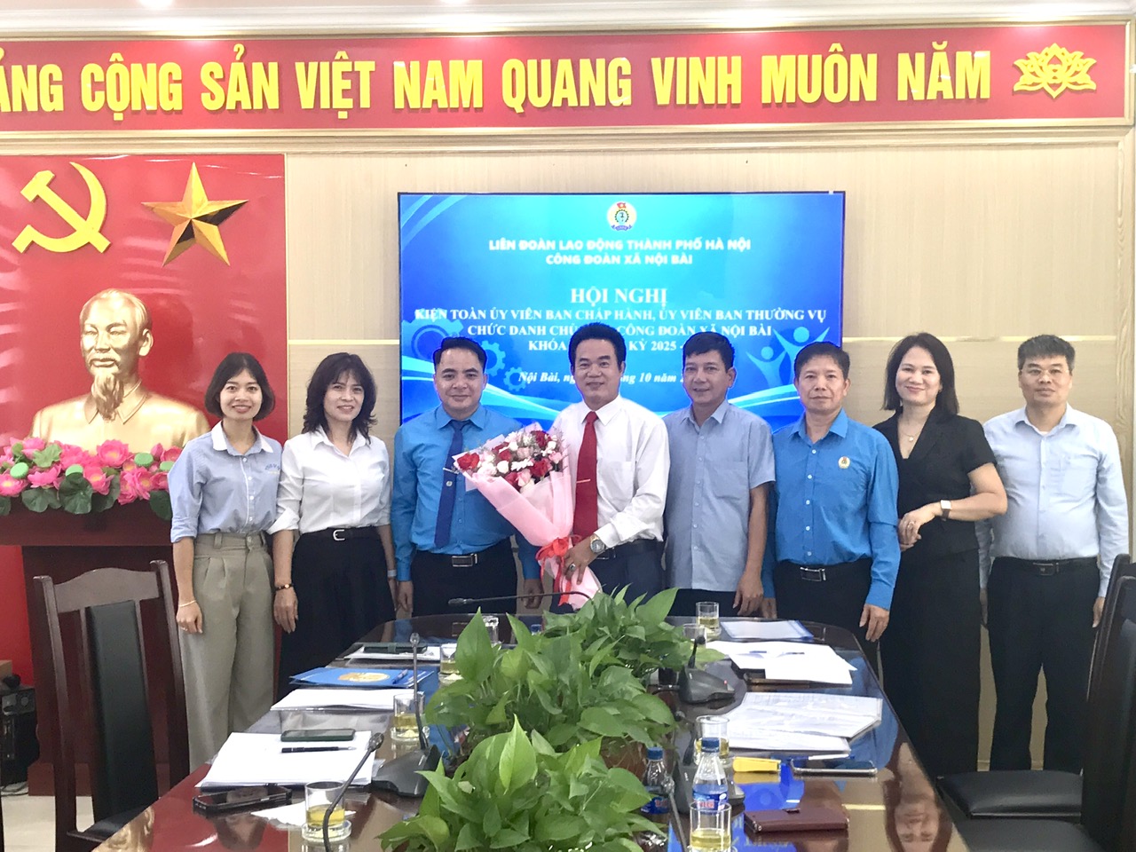 Xã Nội Bài kiện toàn tổ chức Công đoàn, tăng chăm lo các hoàn cảnh khó khăn