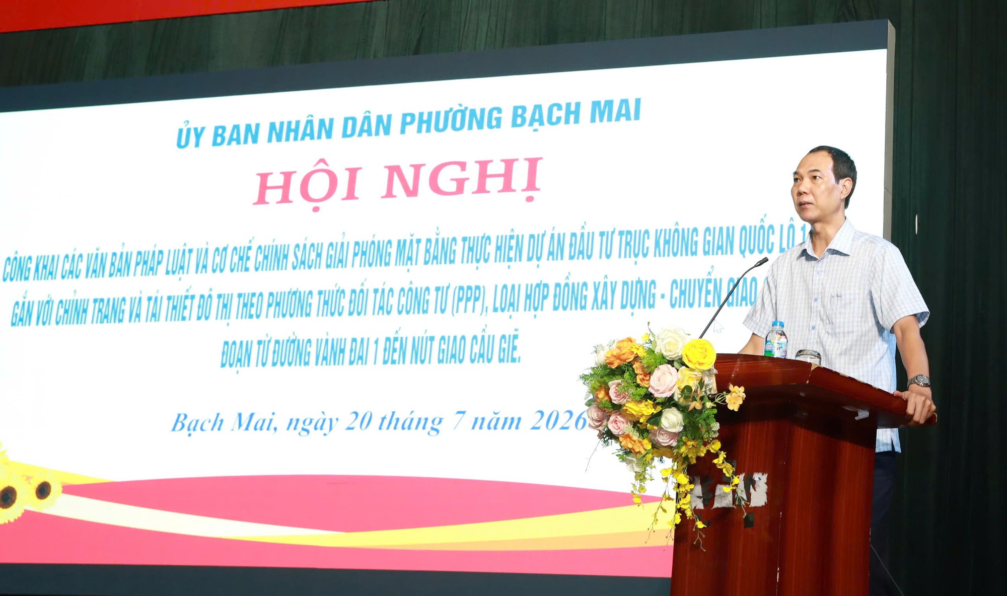 Phường Bạch Mai công khai chính sách, bảo đảm quyền lợi người dân trong giải phóng mặt bằng Quốc lộ 1A