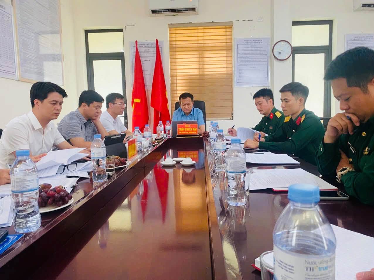 Đảng ủy xã Hòa Xá giám sát Chương trình 06, nâng hiệu quả phối hợp giữ vững an ninh từ cơ sở