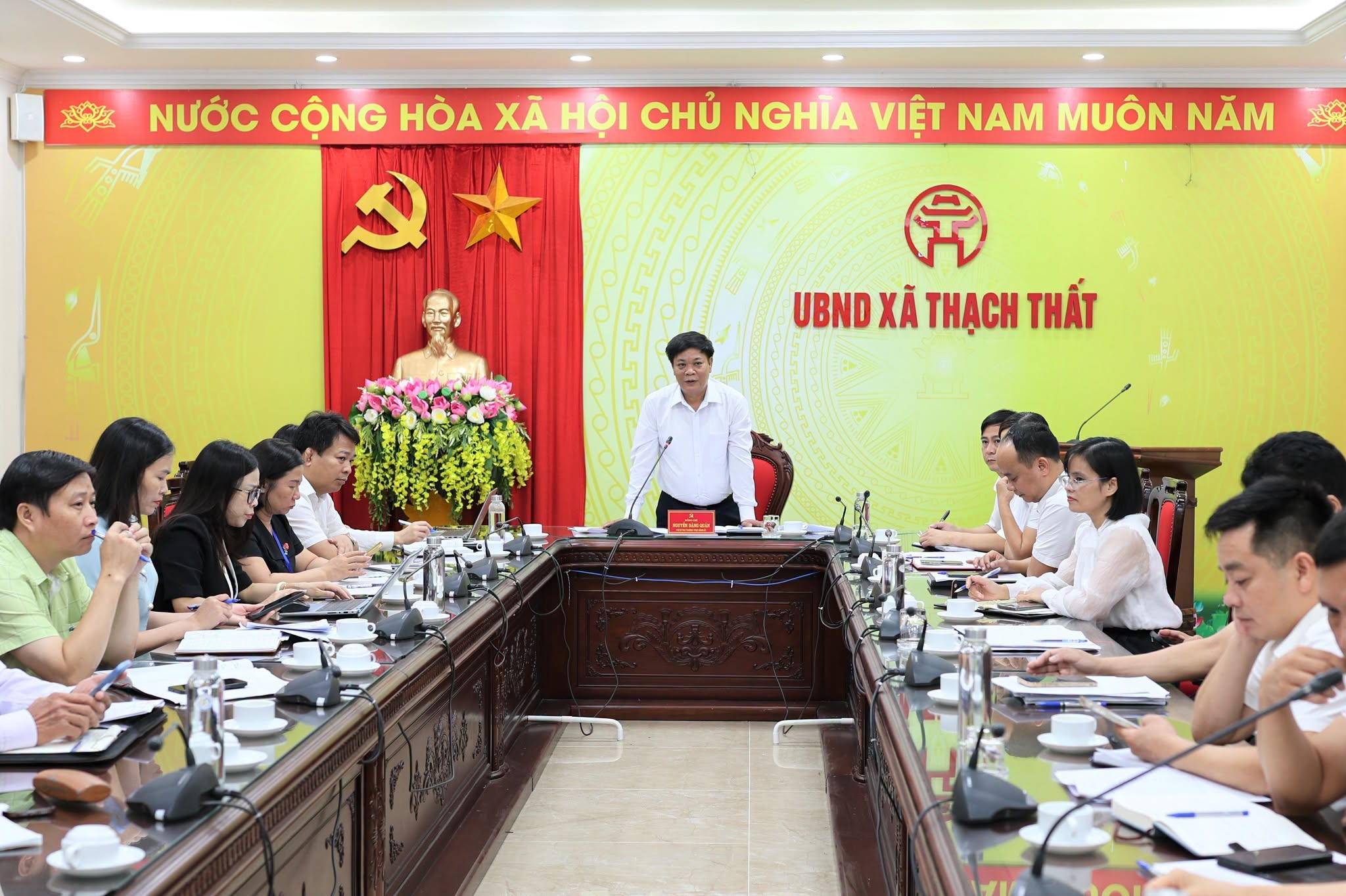 Đảng uỷ Thạch Thất nâng cao chất lượng hoạt động chi bộ, tập trung nhiệm vụ từ cơ sở