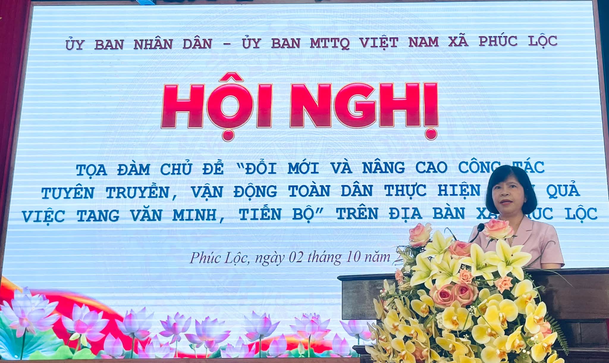 Xã Phúc Lộc: Đổi mới công tác tuyên truyền, vận động nhân dân thực hiện việc tang văn minh, tiến bộ
