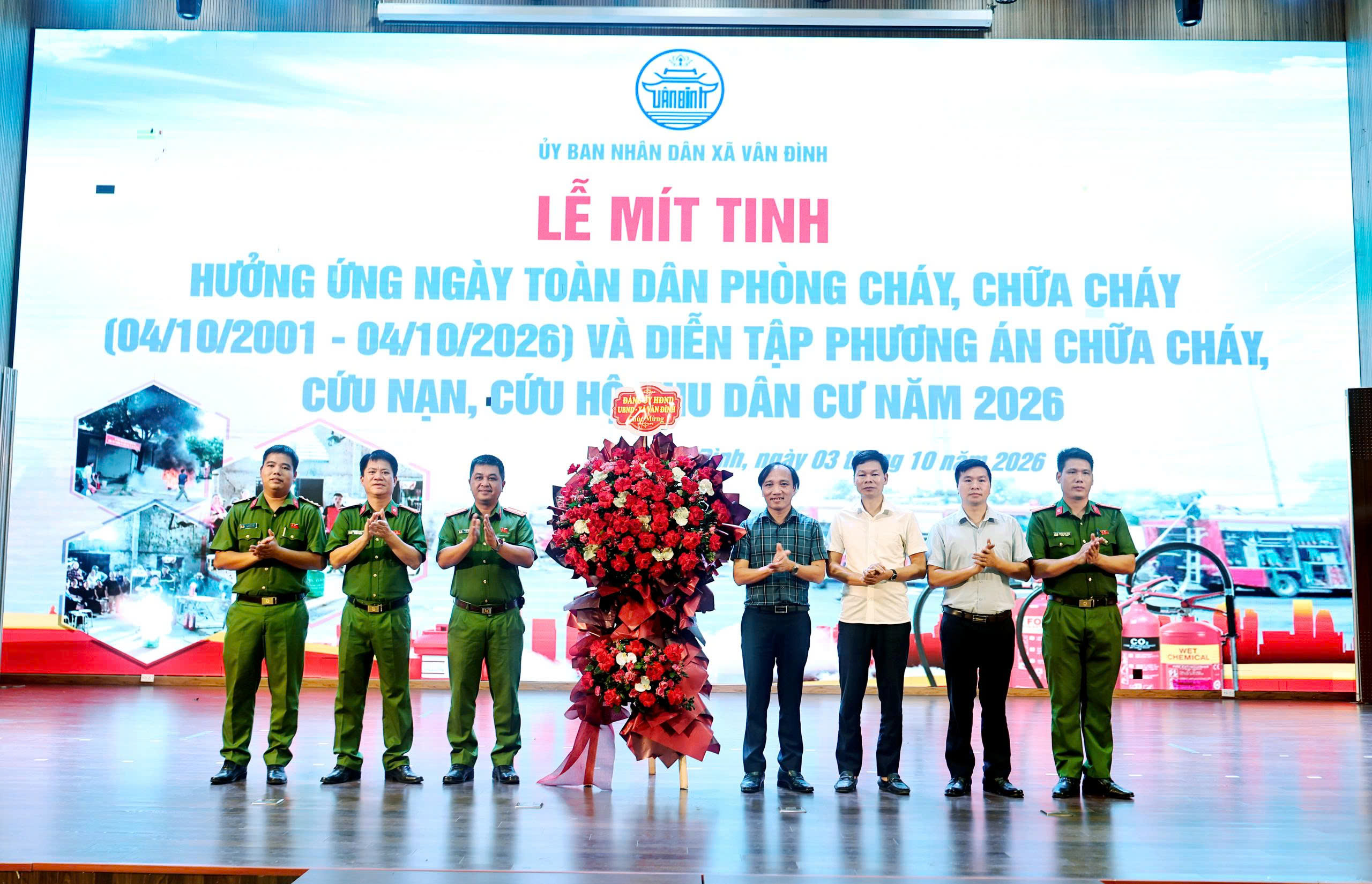 Xã Vân Đình nâng cao năng lực phòng cháy, chữa cháy từ cơ sở