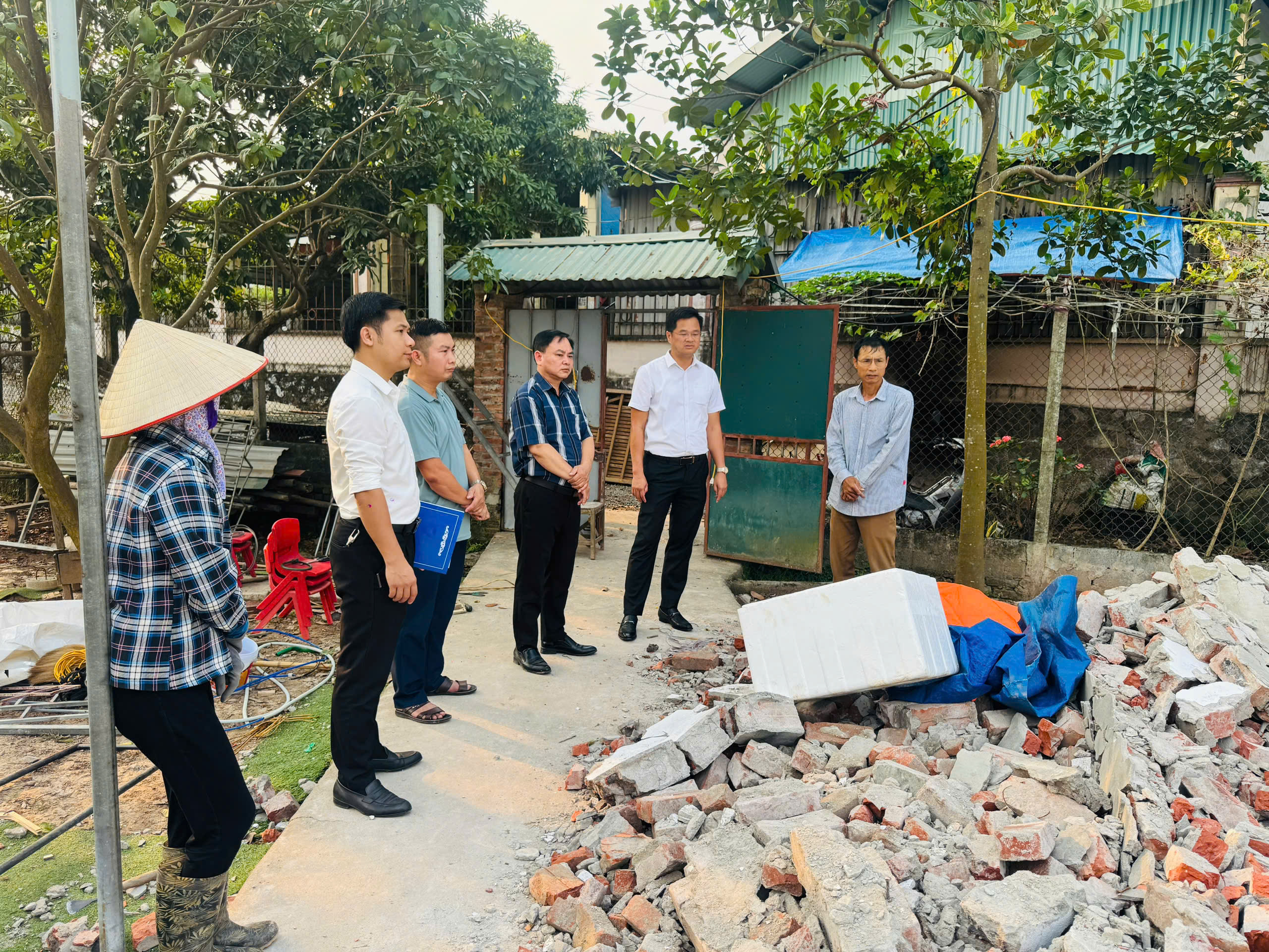 Xã Hát Môn triển khai đợt cao điểm xử lý vi phạm đất đai