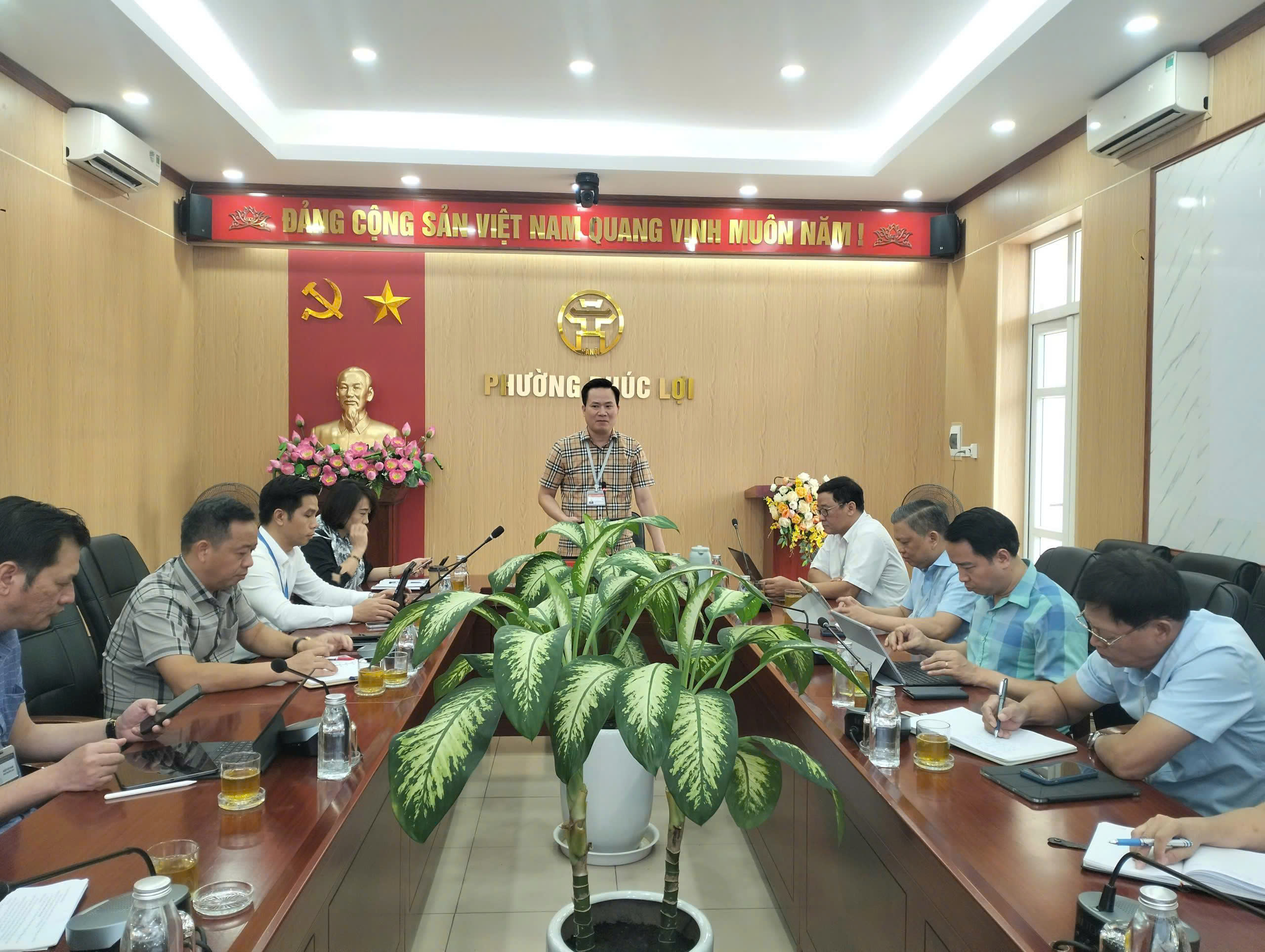 Phường Phúc Lợi yêu cầu khắc phục chậm tiến độ dự án