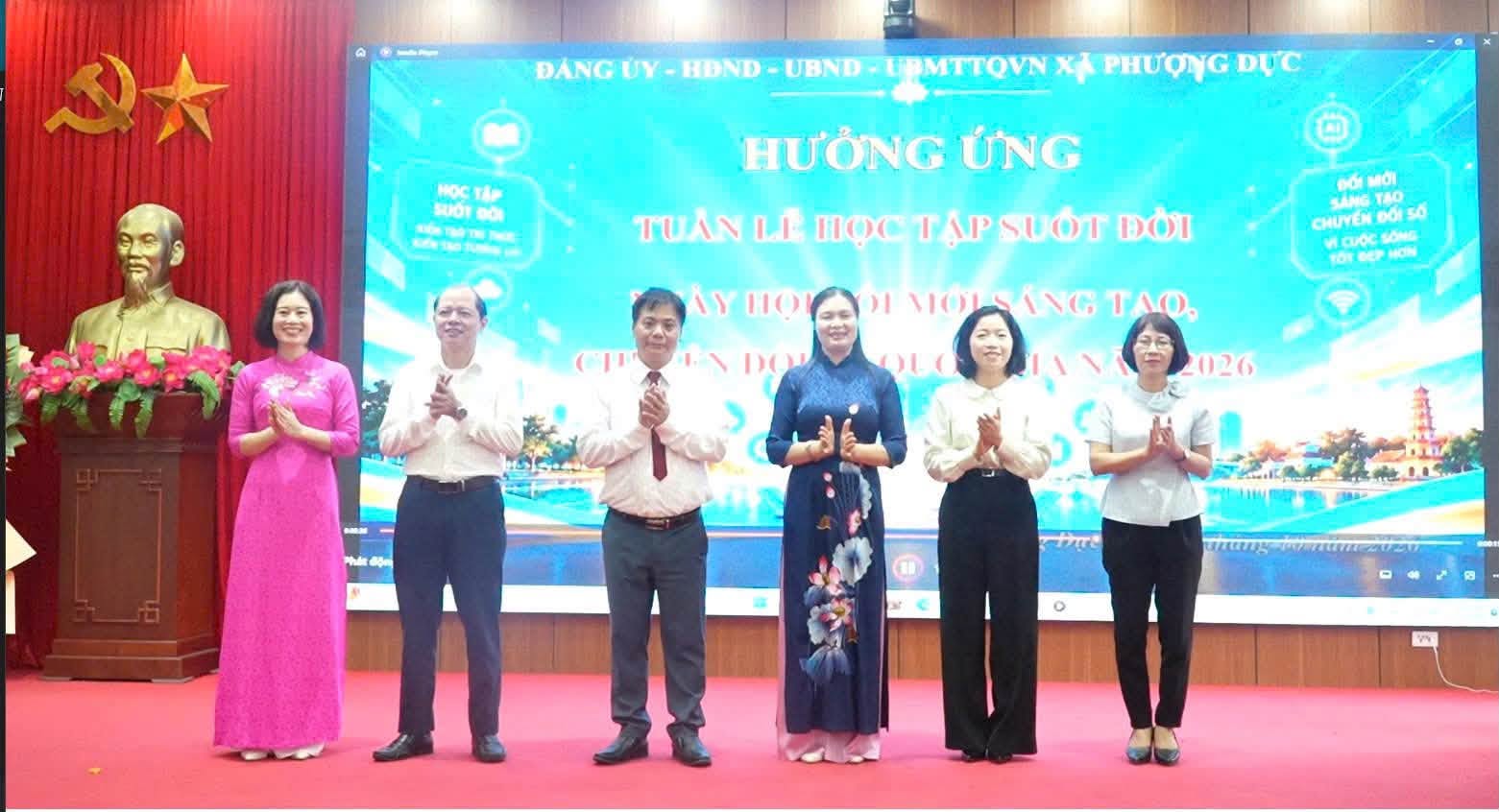 Xã Phượng Dực triển khai mô hình “Trường học số”, lan tỏa tinh thần học tập suốt đời
