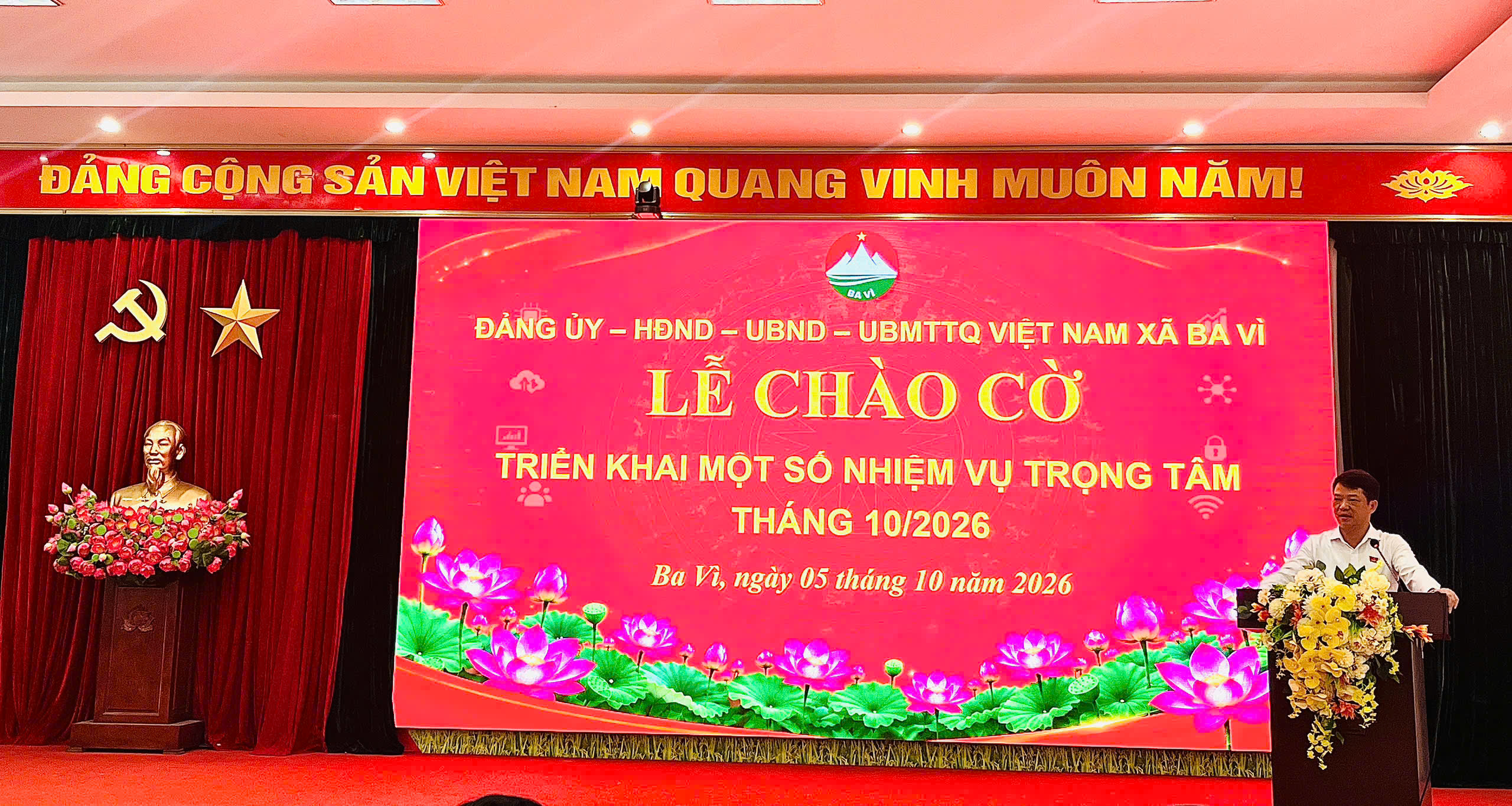 Xã Ba Vì tăng cường kỷ cương, trách nhiệm trong thực hiện nhiệm vụ quý IV