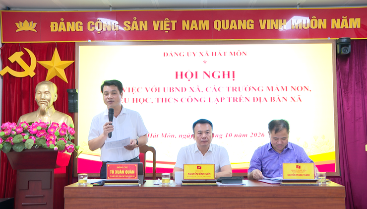 Xã Hát Môn tạo chuyển biến mạnh trong phát triển giáo dục giai đoạn 2026-2030