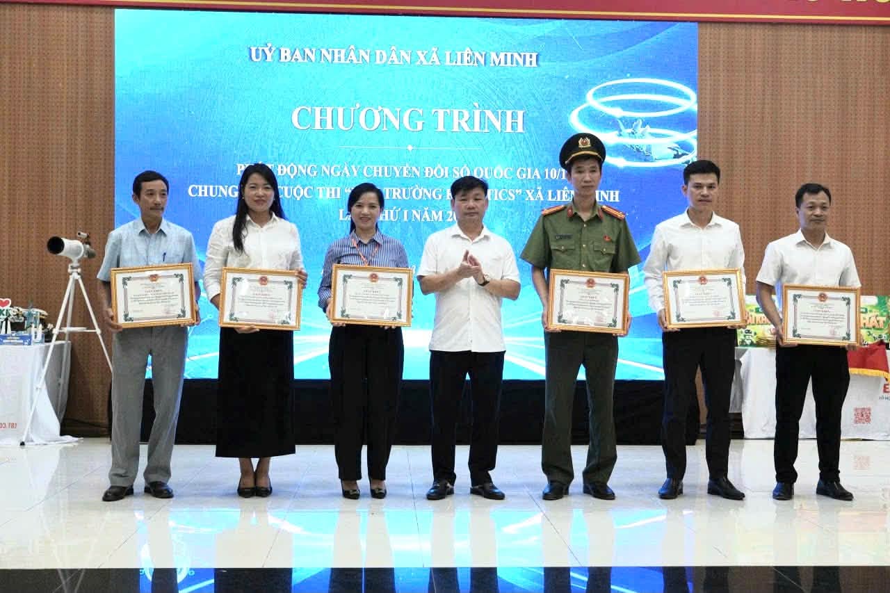 Xã Liên Minh thúc đẩy chuyển đổi số, khơi dậy sáng tạo công nghệ trong học sinh