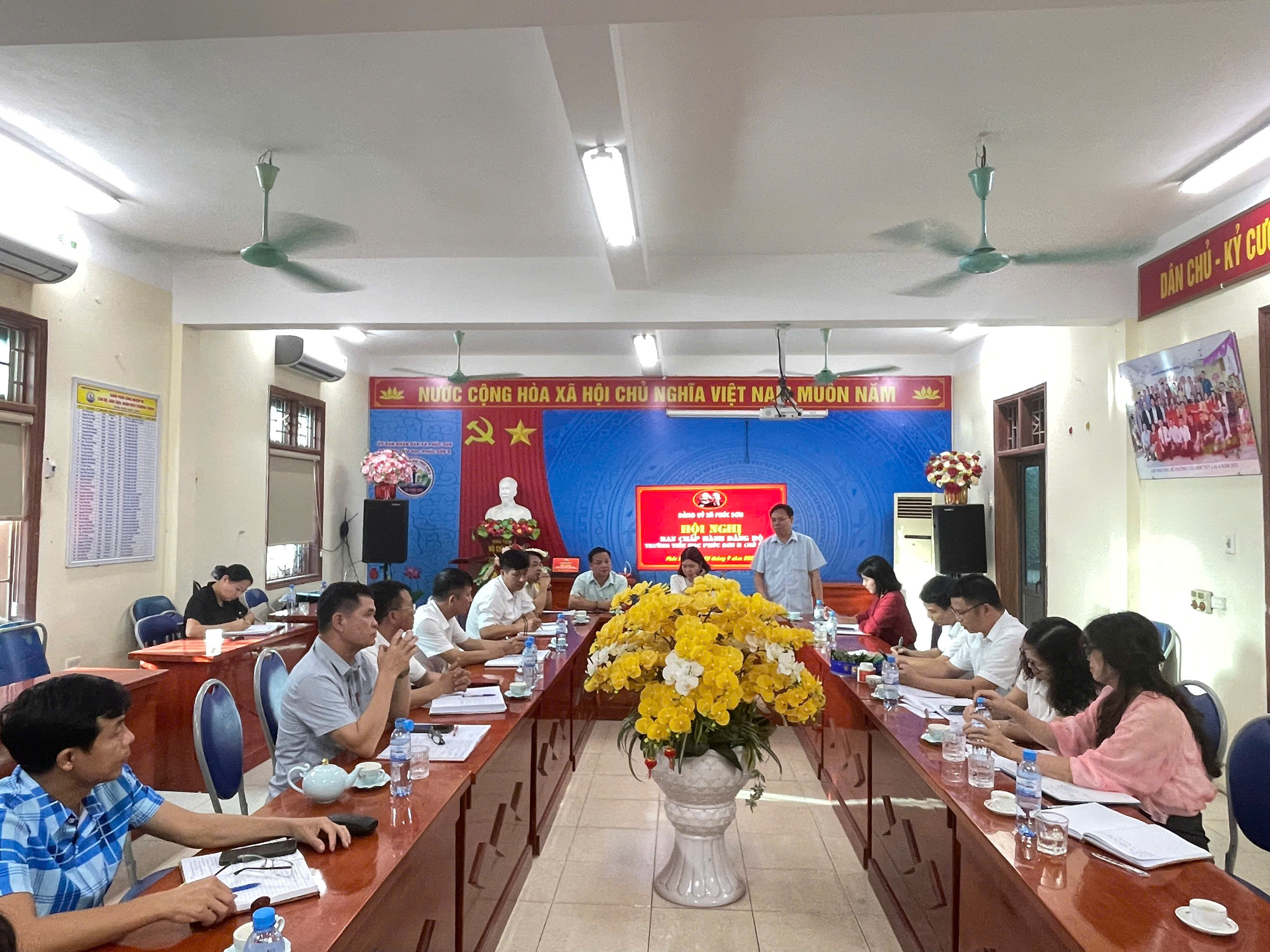 Đảng ủy xã Phúc Sơn nâng cao chất lượng công tác xây dựng Đảng tại các trường công lập