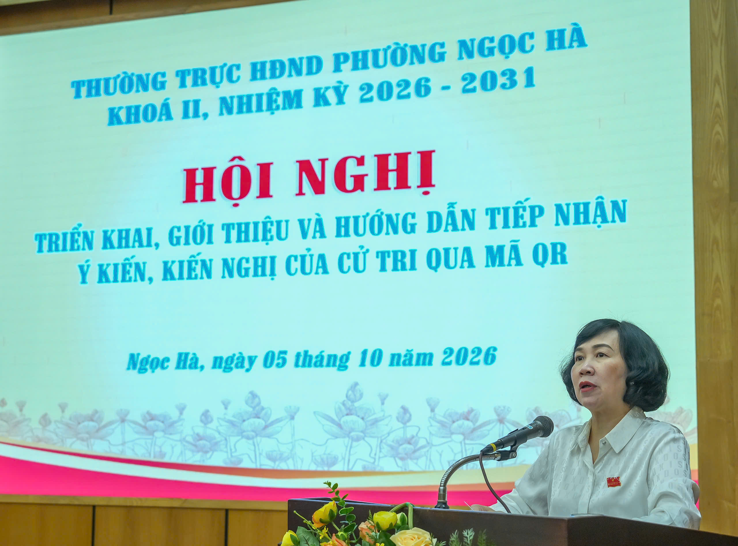 HĐND phường Ngọc Hà: Đẩy mạnh ứng dụng công nghệ thông tin, đổi mới hoạt động dân nguyện qua mô hình quét mã QR