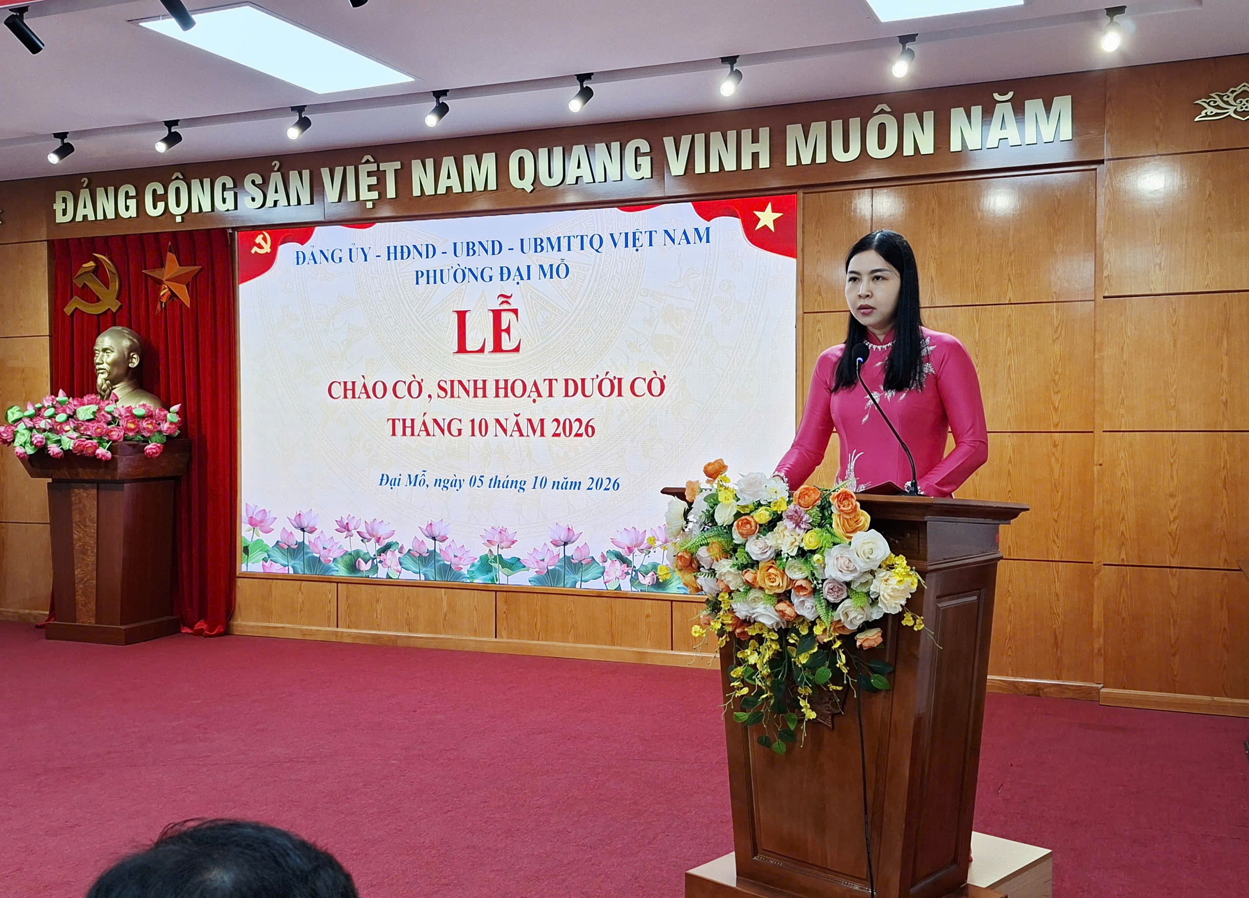 Phường Đại Mỗ tập trung triển khai nhiệm vụ tháng 10, phát động Tháng cao điểm “Vì người nghèo”
