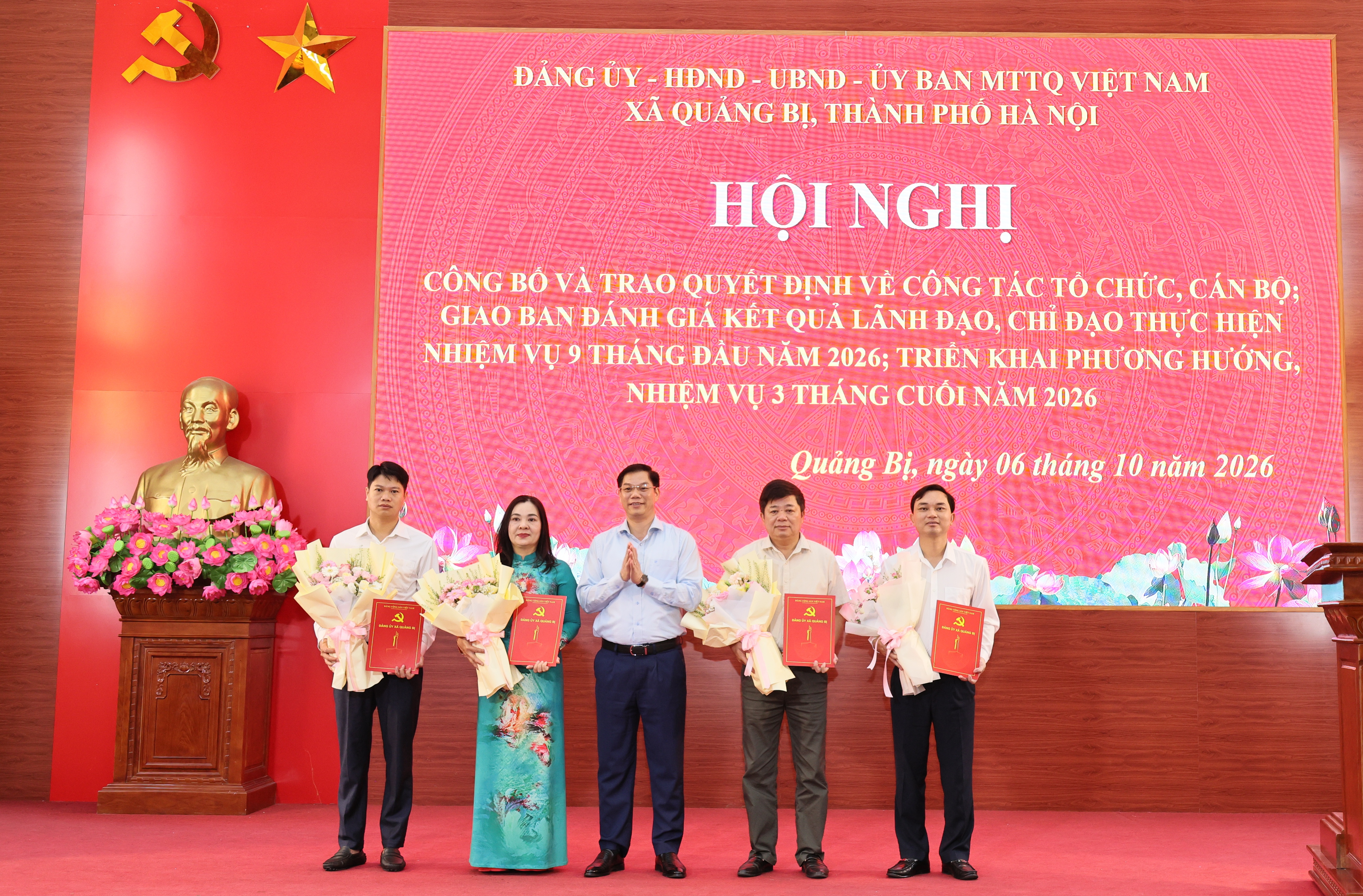 Xã Quảng Bị kiện toàn tổ chức Đảng, bộ máy chuyên môn và đội ngũ Trưởng thôn