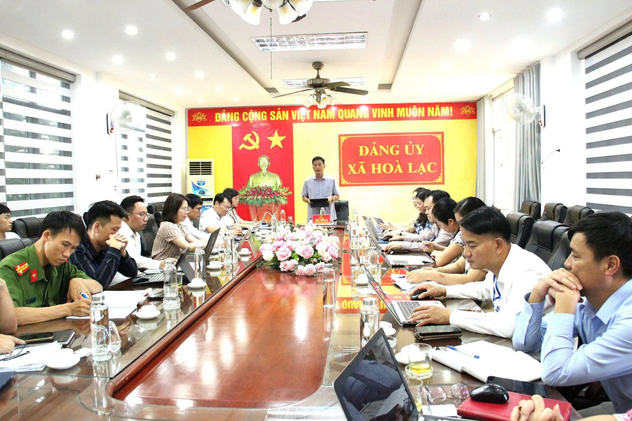 Xã Hòa Lạc tăng tốc chuyển đổi số, gắn tiến độ với sản phẩm cụ thể