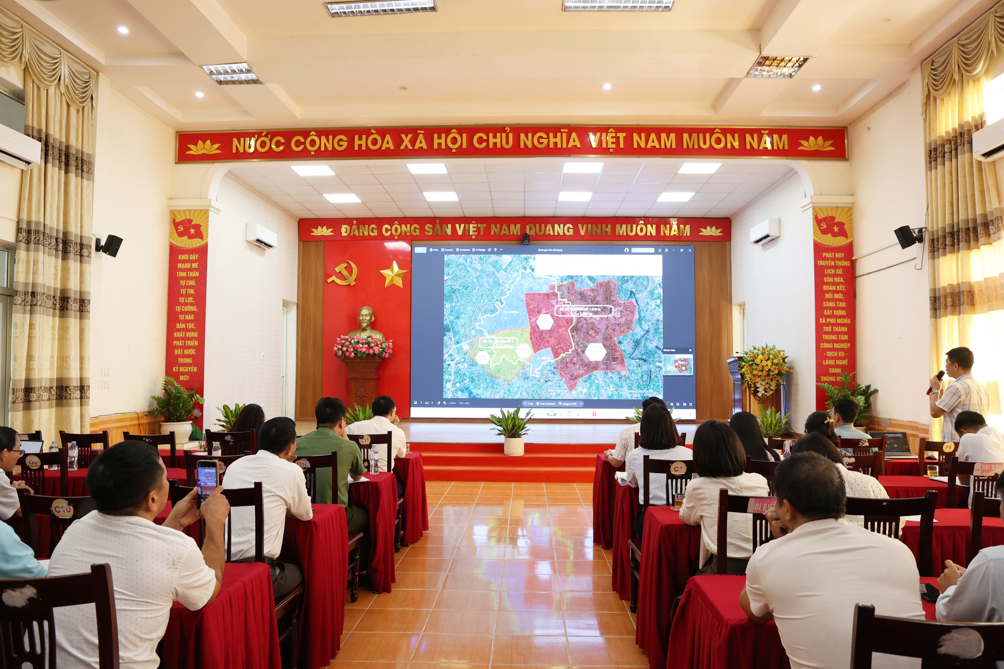Hội nghị triển khai công tác lập Quy hoạch chung xã Phú Nghĩa đến năm 2045
