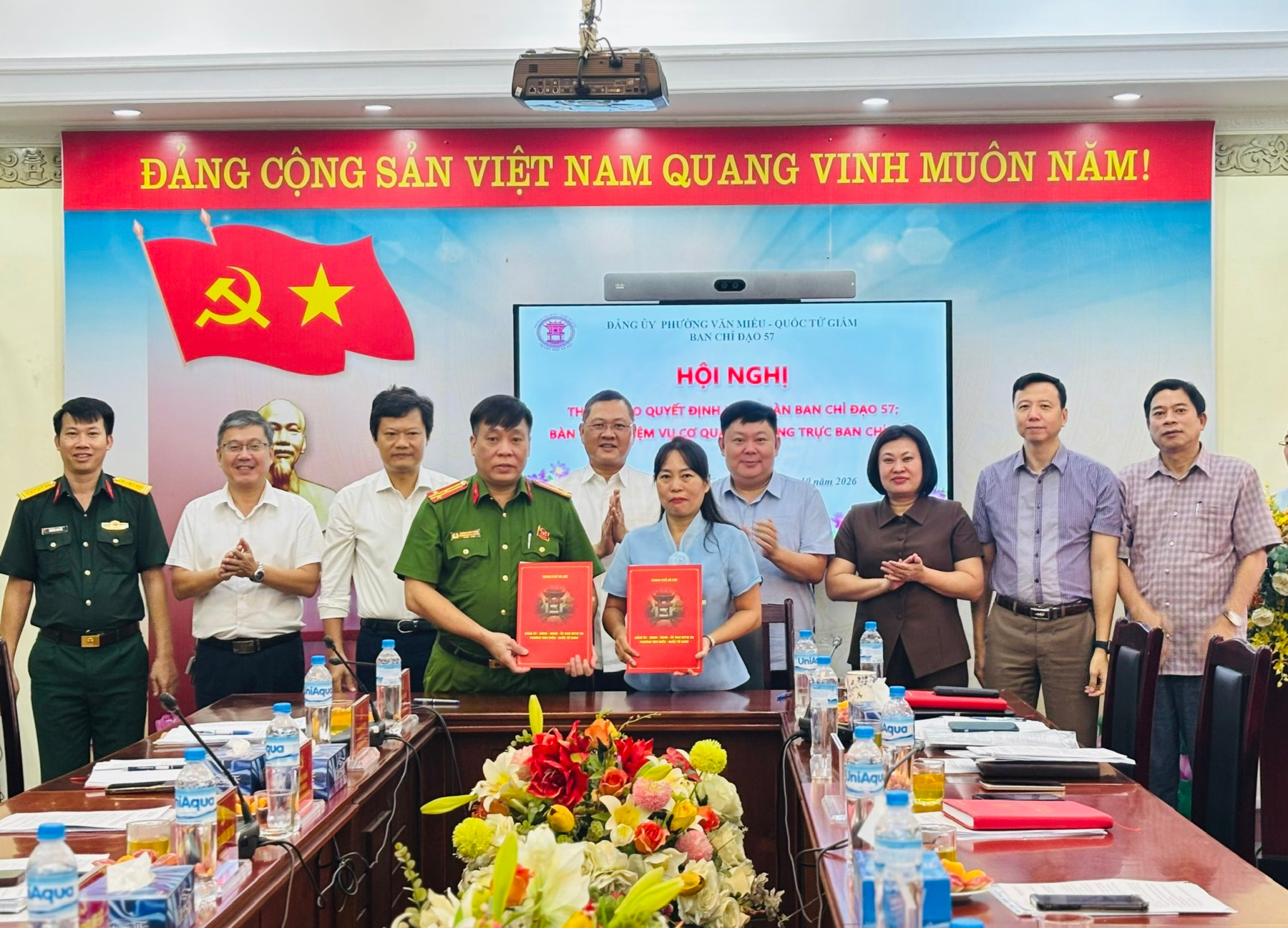 Phường Văn Miếu - Quốc Tử Giám kiện toàn Ban Chỉ đạo 57, thống nhất đầu mối triển khai chuyển đổi số