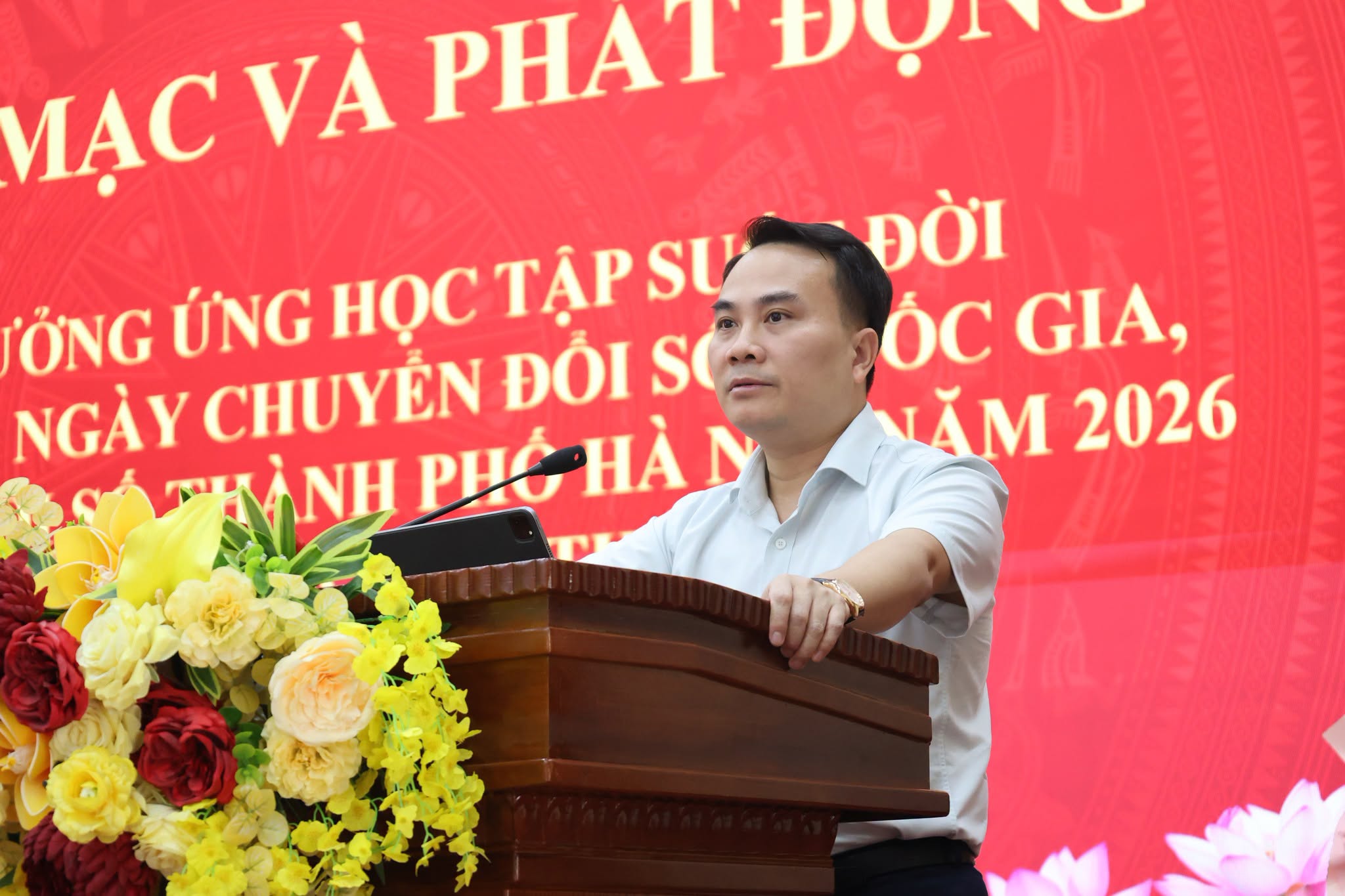 Xã Tiến Thắng khai mạc tuần lễ hưởng ứng học tập suốt đời và hưởng ứng ngày Chuyển đổi số năm 2026