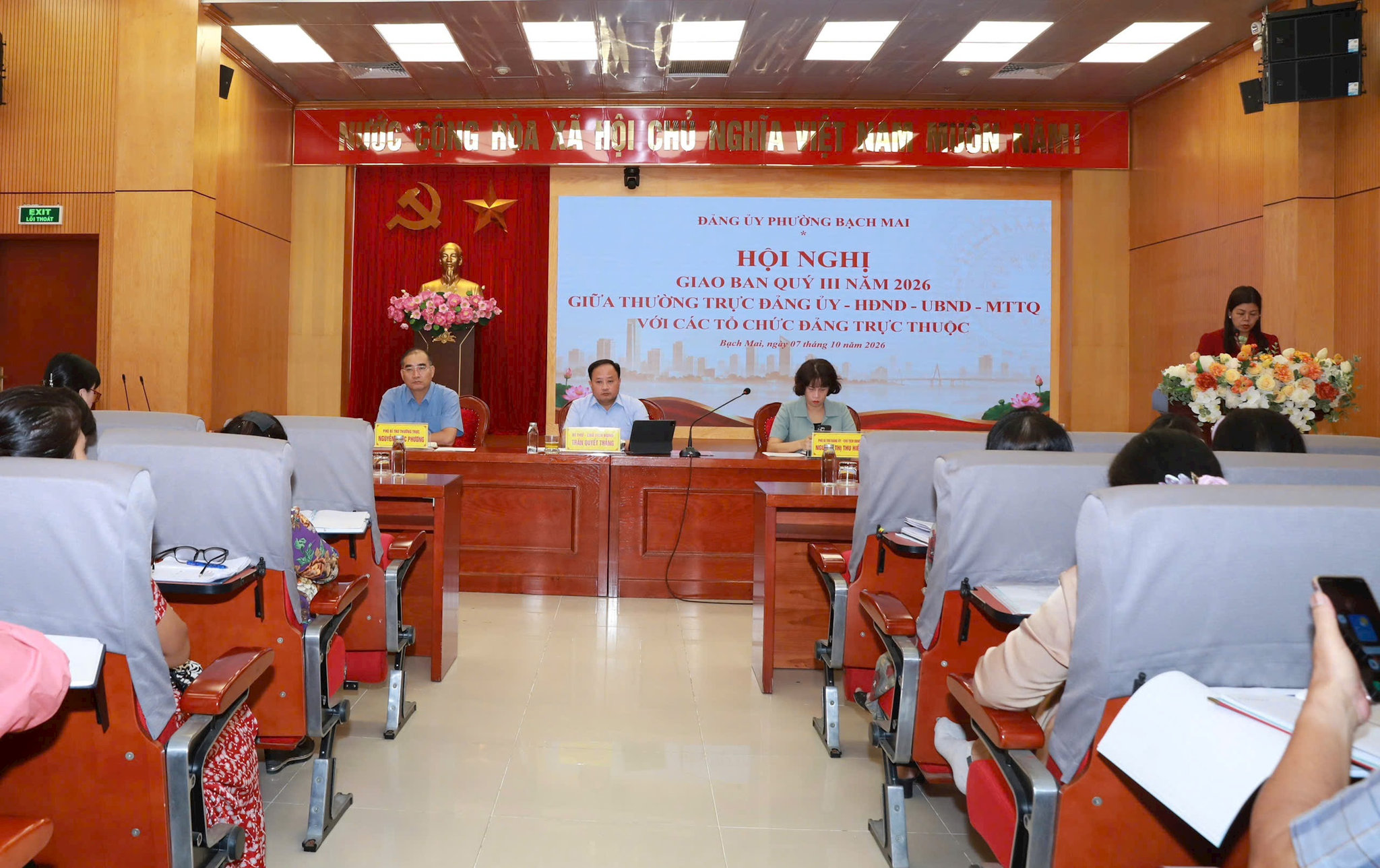 Phường Bạch Mai tập trung tháo gỡ các điểm nghẽn, nâng cao trách nhiệm thực hiện nhiệm vụ những tháng cuối năm
