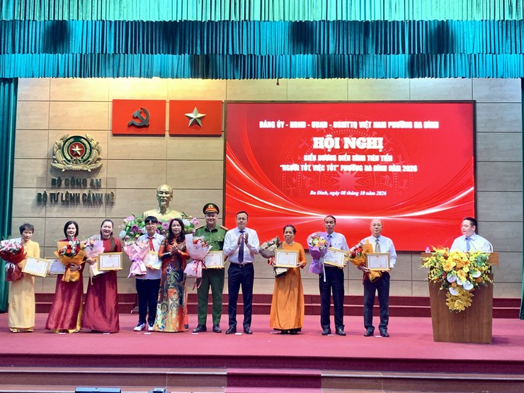 Phường Ba Đình lan tỏa những tấm gương “Người tốt, việc tốt”