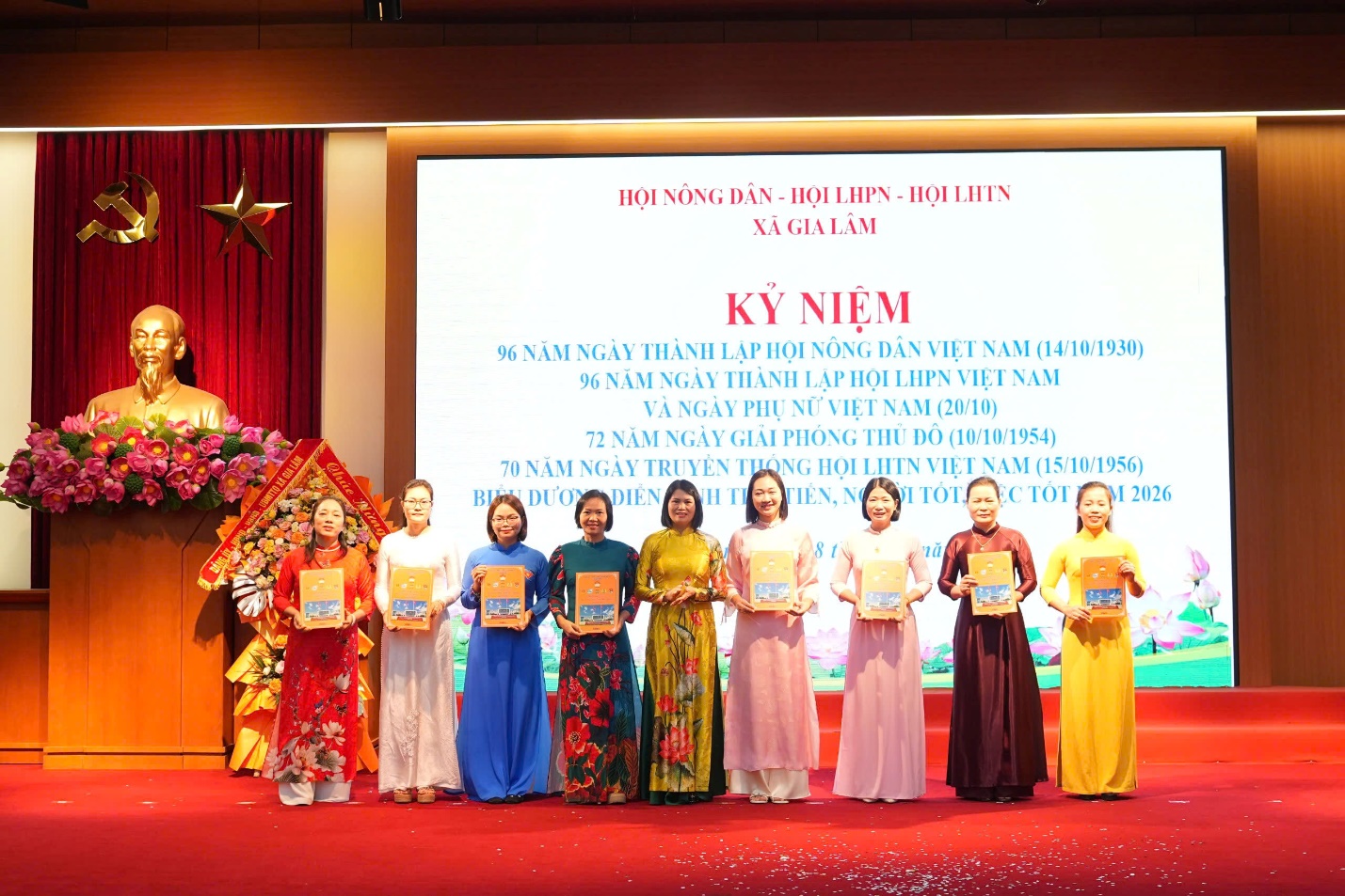 Xã Gia Lâm kỷ niệm các ngày truyền thống của các tổ chức chính trị - xã hội, biểu dương điển hình tiên tiến năm 2026