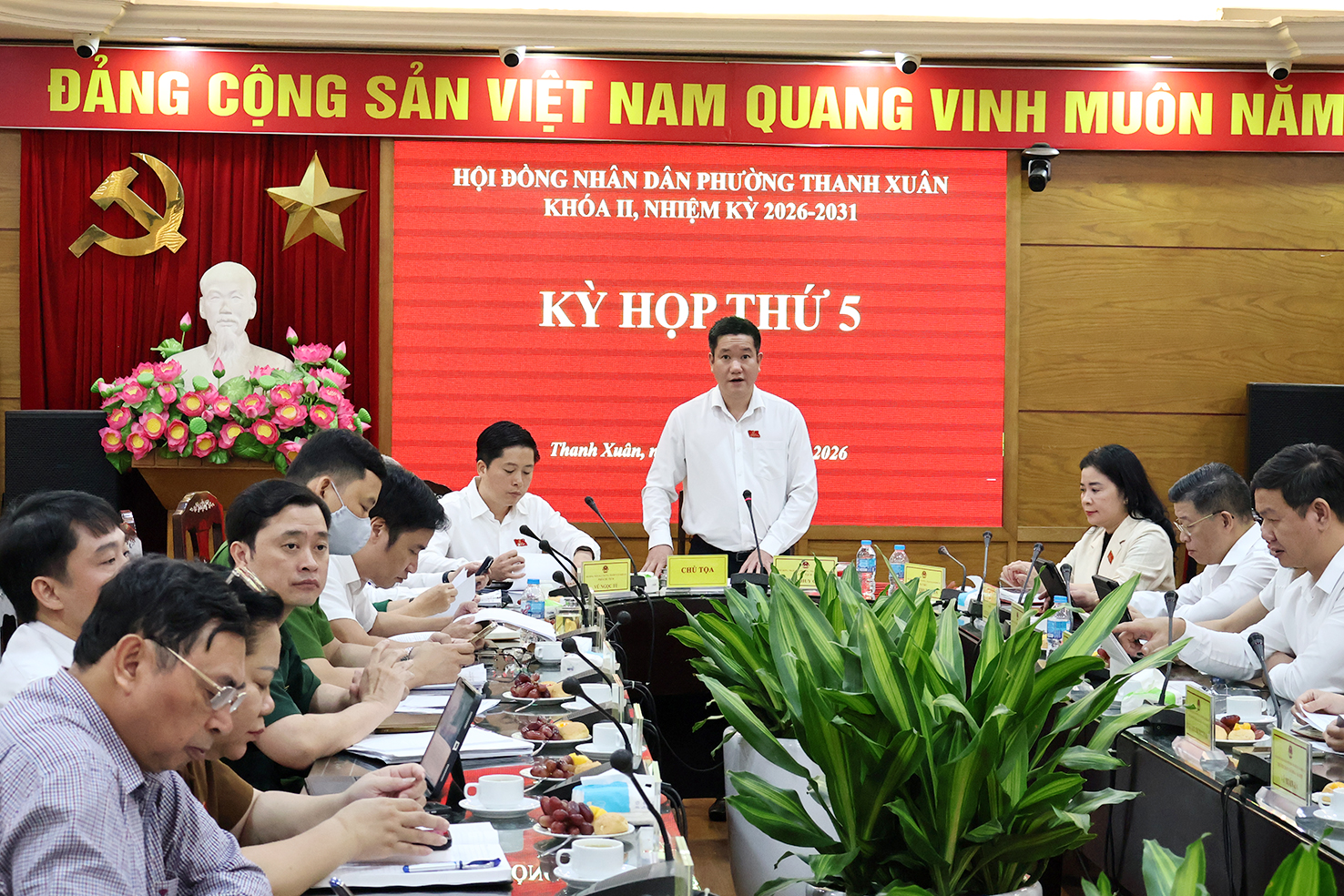 HĐND phường Thanh Xuân thông qua 2 nghị quyết về tổ chức bộ máy và tiếp công dân