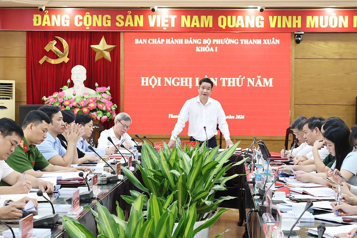 Phường Thanh Xuân hoàn thành giải phóng mặt bằng hai dự án giao thông, quyết tâm hoàn thành các chỉ tiêu năm 2026