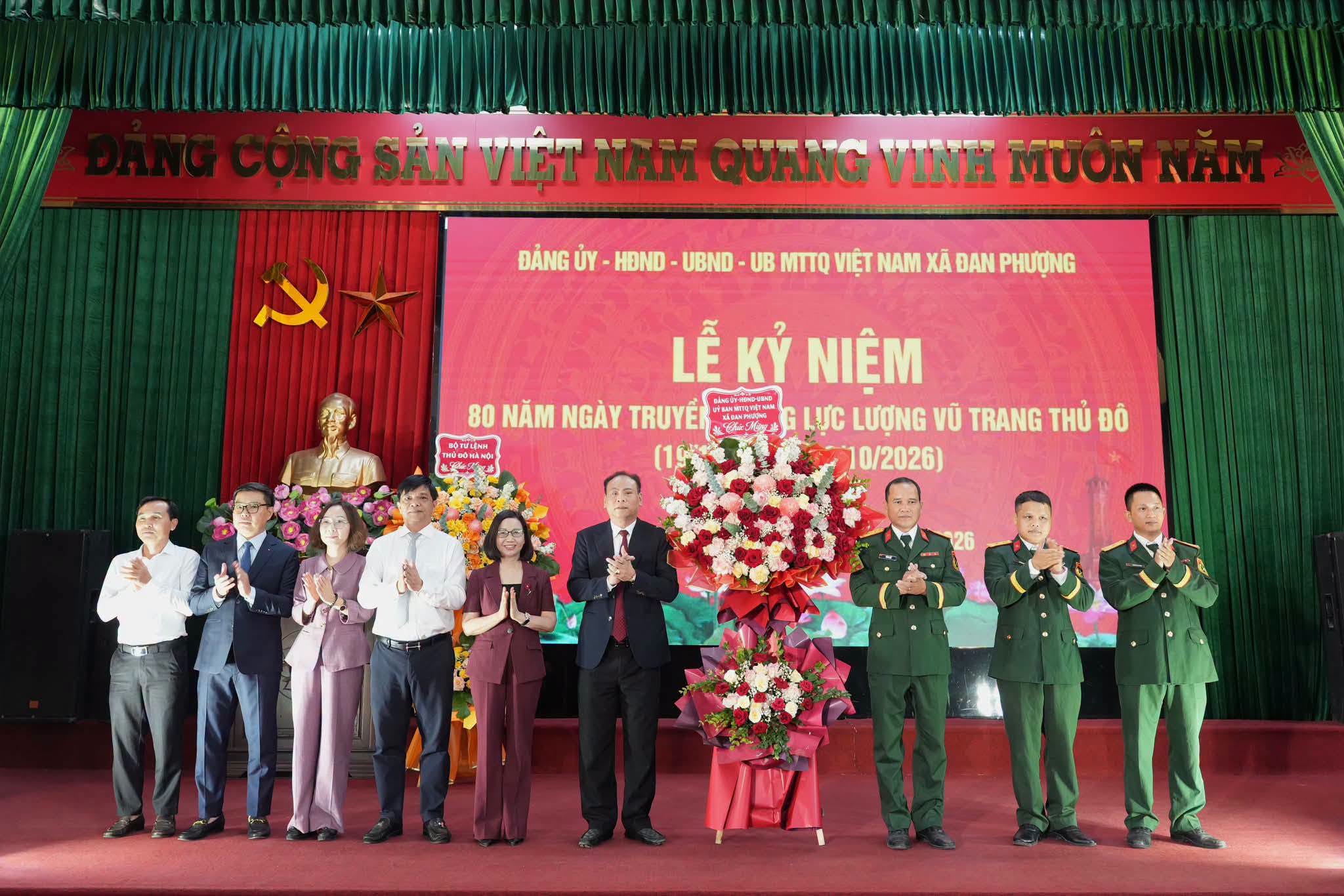 Xã Đan Phượng kỷ niệm 80 năm Ngày truyền thống Lực lượng vũ trang Thủ đô