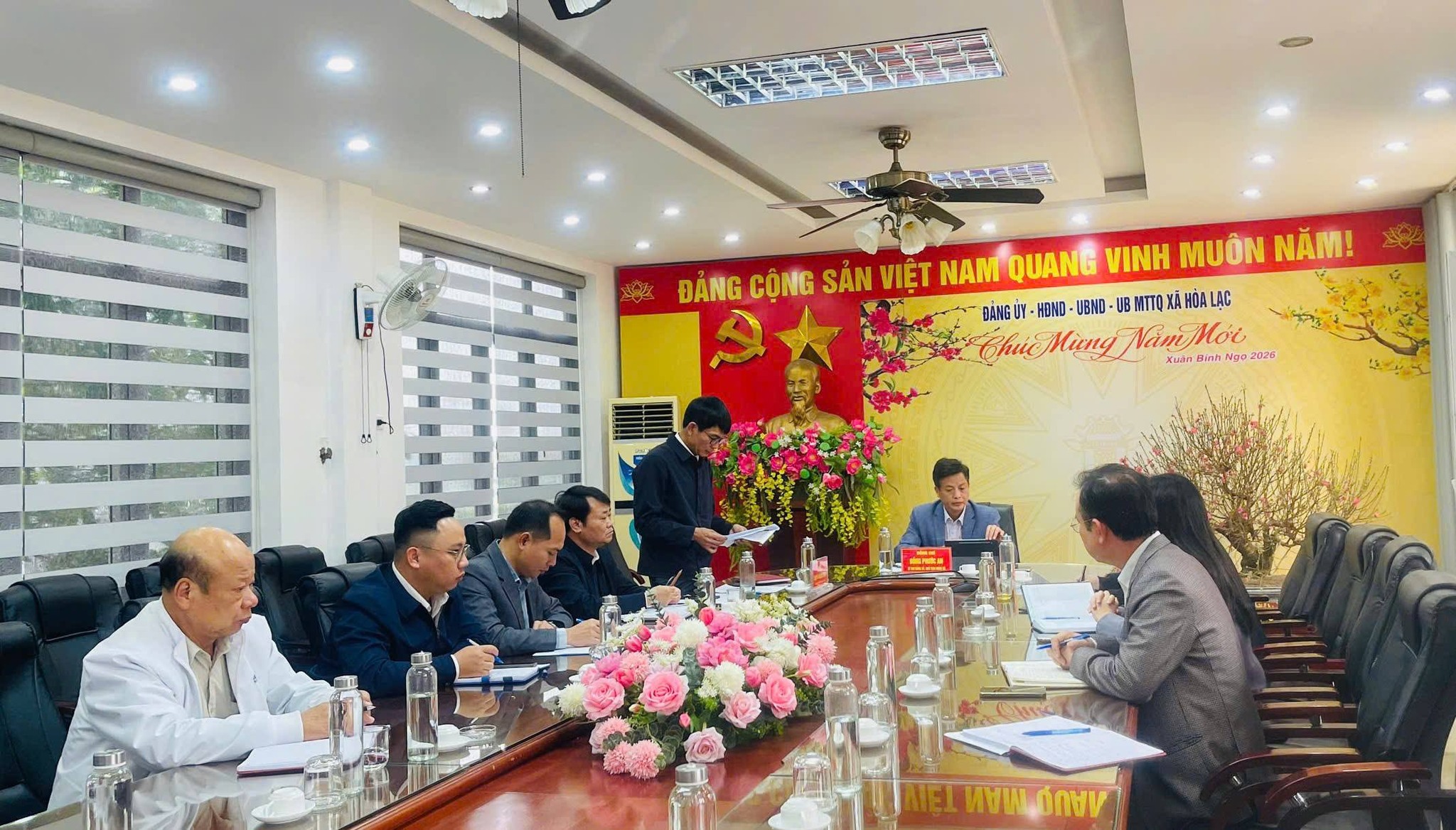 Hội nghị hiệp thương lần thứ hai xã Hòa Lạc thống nhất danh sách sơ bộ 33 người ứng cử HĐND nhiệm kỳ 2026-2031