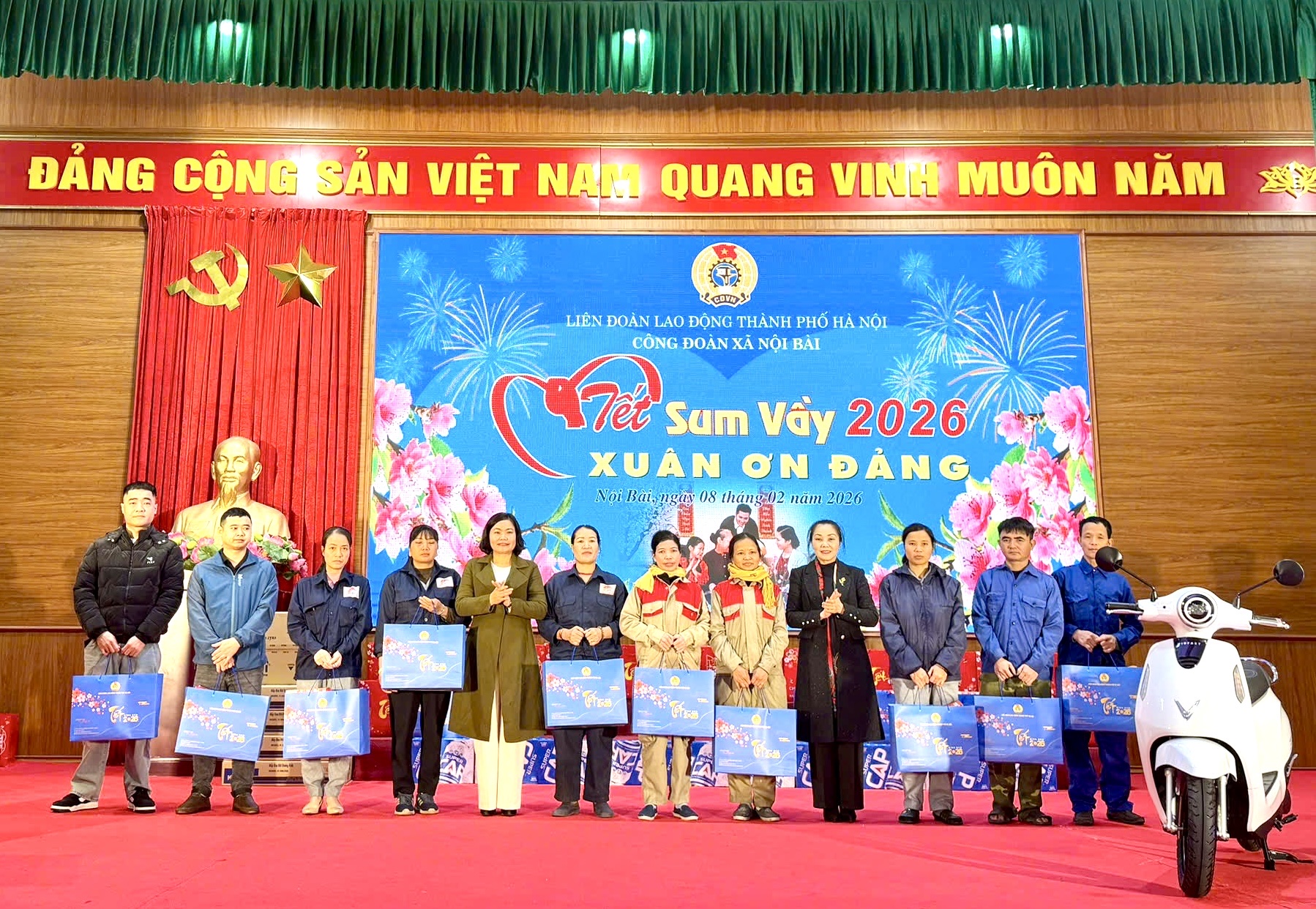 Xã Nội Bài lan tỏa yêu thương qua chương trình “Tết sum vầy - Xuân ơn Đảng”