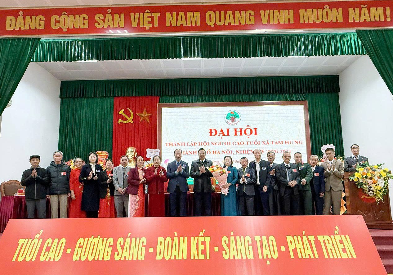 Đại hội thành lập Hội Người cao tuổi xã Tam Hưng: Kiện toàn tổ chức, phát huy vai trò “Tuổi cao - Gương sáng” trong giai đoạn mới