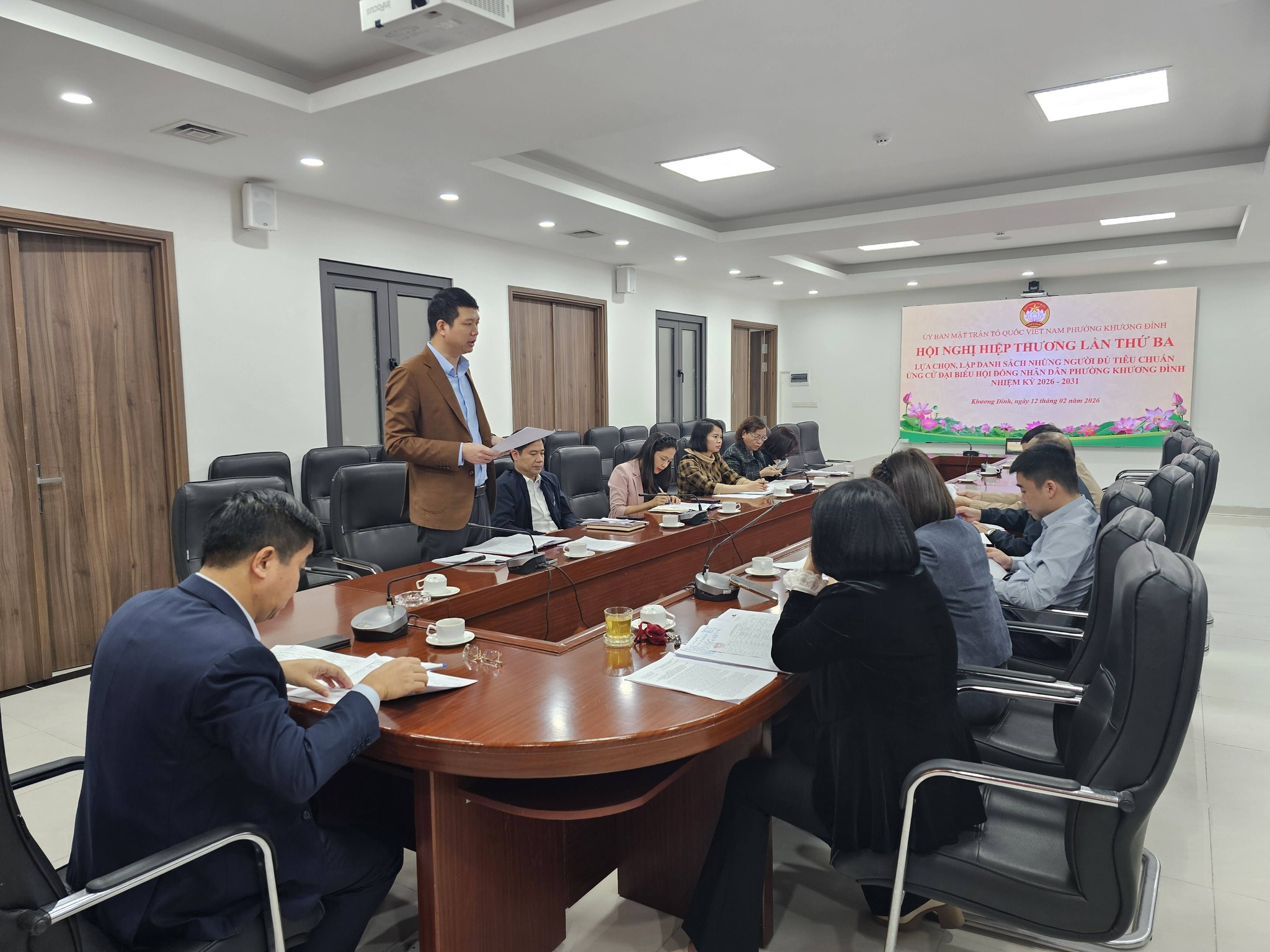 Phường Khương Đình hoàn tất hiệp thương lần thứ ba, chốt danh sách 44 người ứng cử đại biểu HĐND nhiệm kỳ 2026-2031