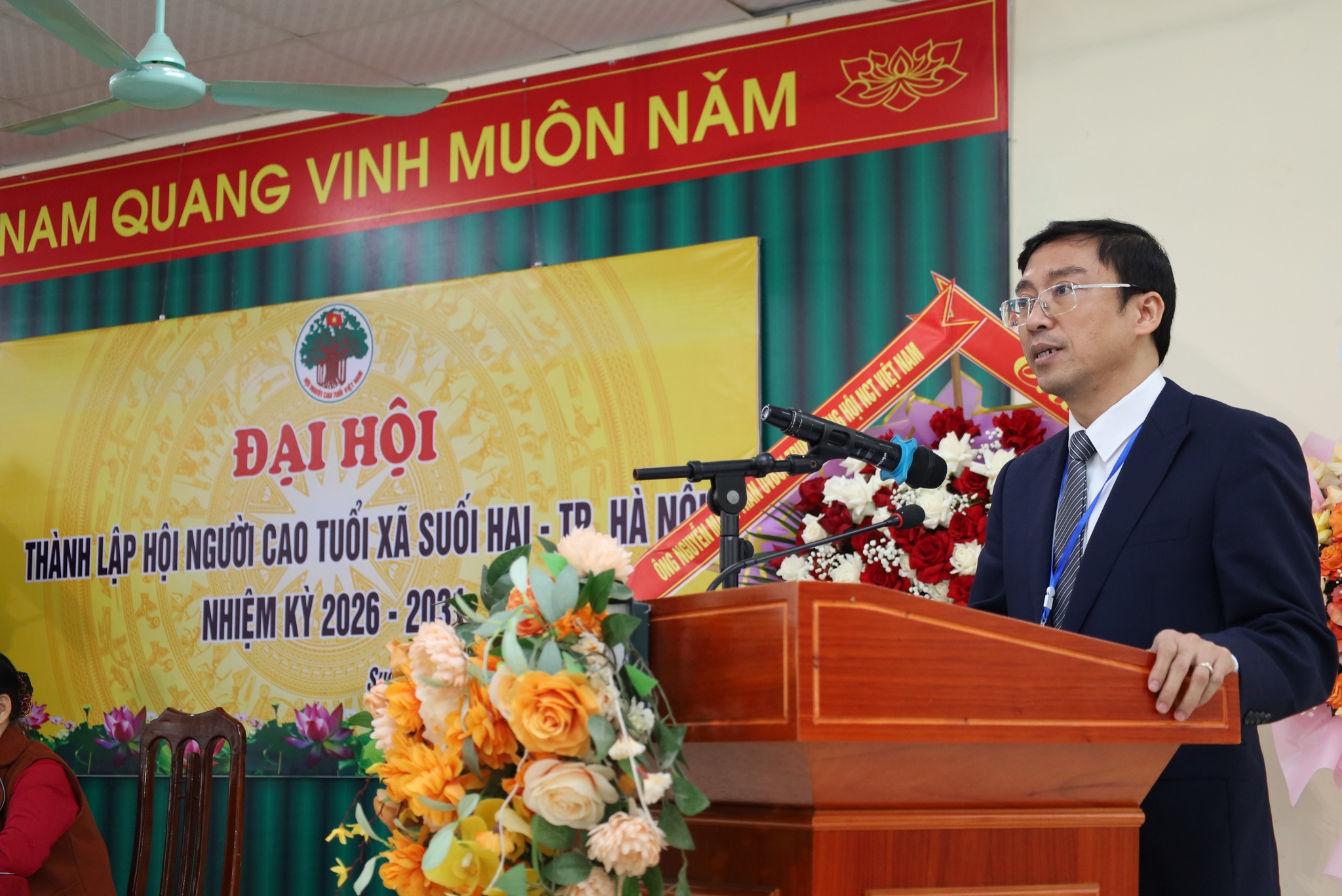 Đại hội thành lập Hội Người cao tuổi xã Suối Hai nhiệm kỳ 2026-2031