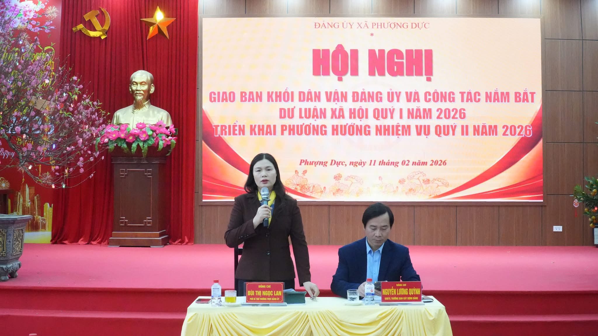 Đảng ủy xã Phượng Dực siết chặt công tác dân vận, chủ động nắm bắt dư luận ngay từ đầu năm 2026
