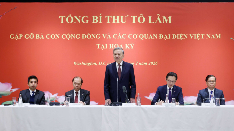 Tổng Bí thư Tô Lâm gặp gỡ bà con cộng đồng và các cơ quan đại diện Việt Nam tại Hoa Kỳ