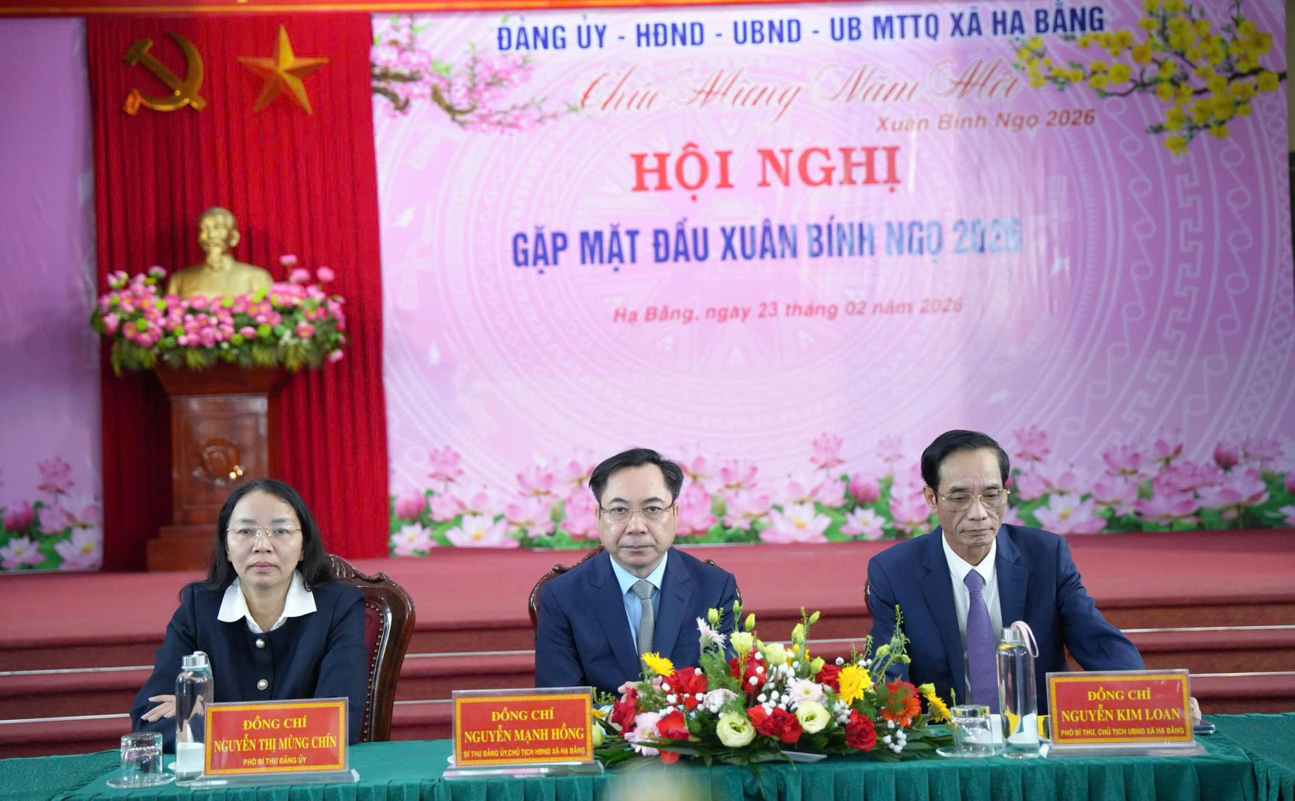 Xã Hạ Bằng tổ chức hội nghị gặp mặt đầu xuân 2026 và triển khai nhiệm vụ trọng tâm trong thời gian tới