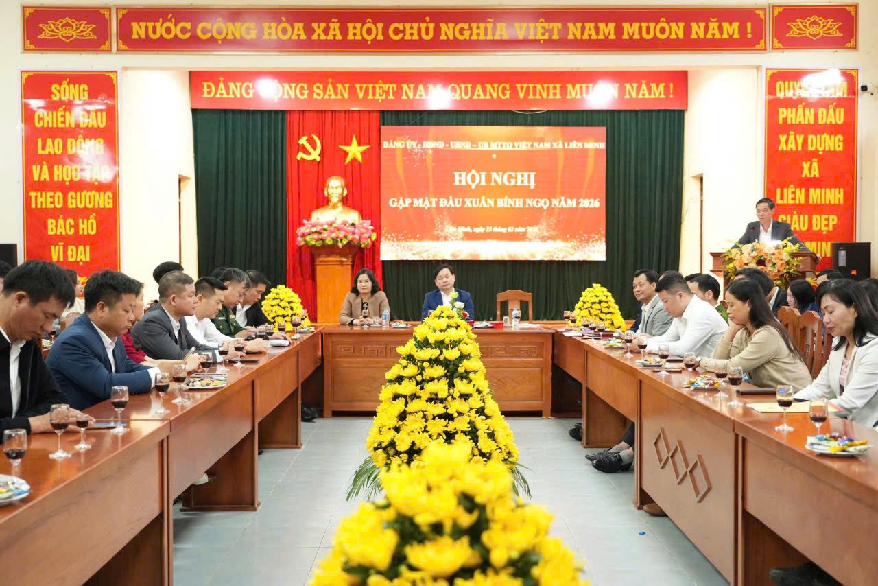 Xã Liên Minh gặp mặt đầu xuân Bính Ngọ 2026, khẩn trương bắt tay vào triển khai nhiệm vụ ngay ngày làm việc đầu tiên