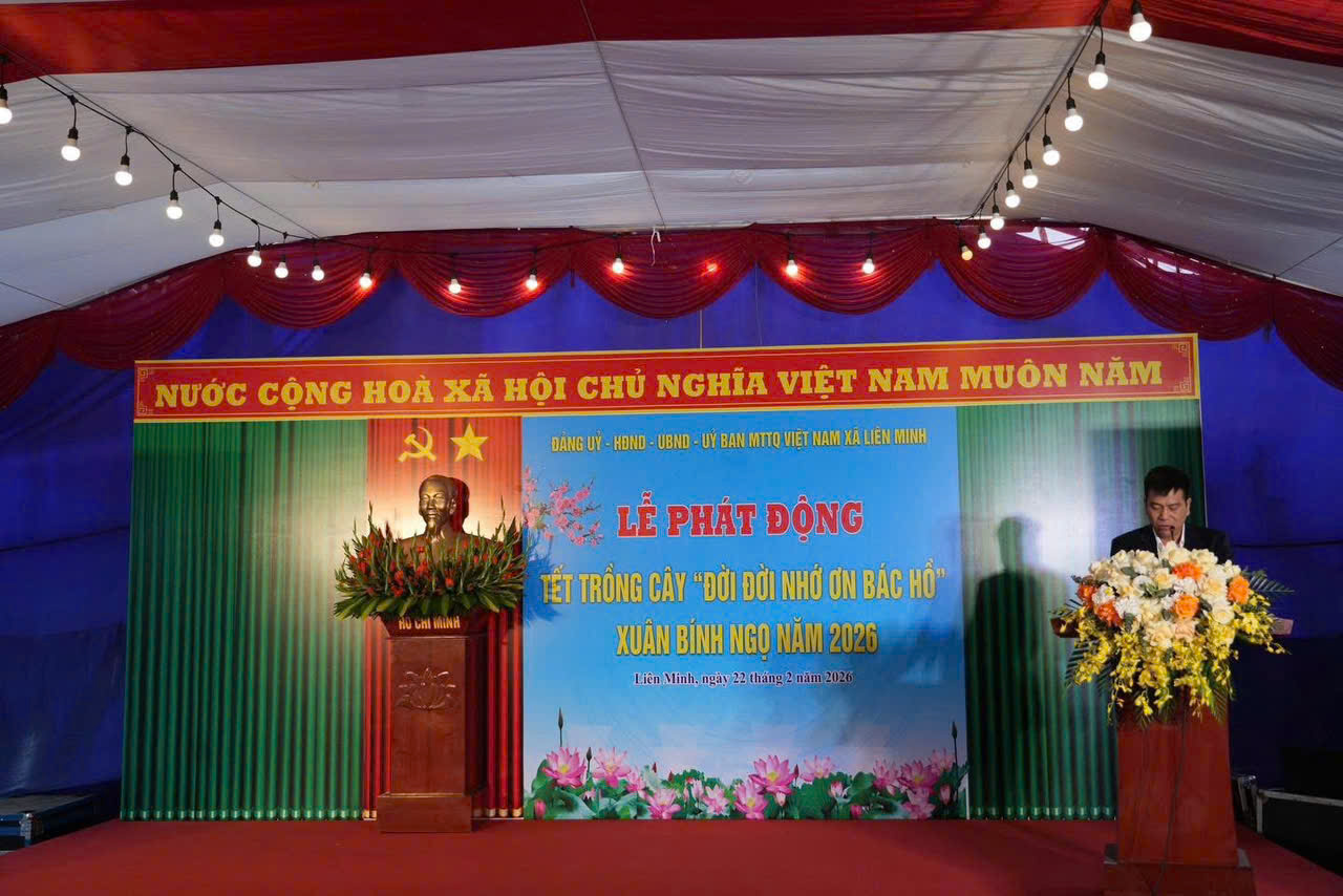 Xã Liên Minh phát động Tết trồng cây Xuân Bính Ngọ 2026, đặt mục tiêu trồng mới 3.000 cây xanh
