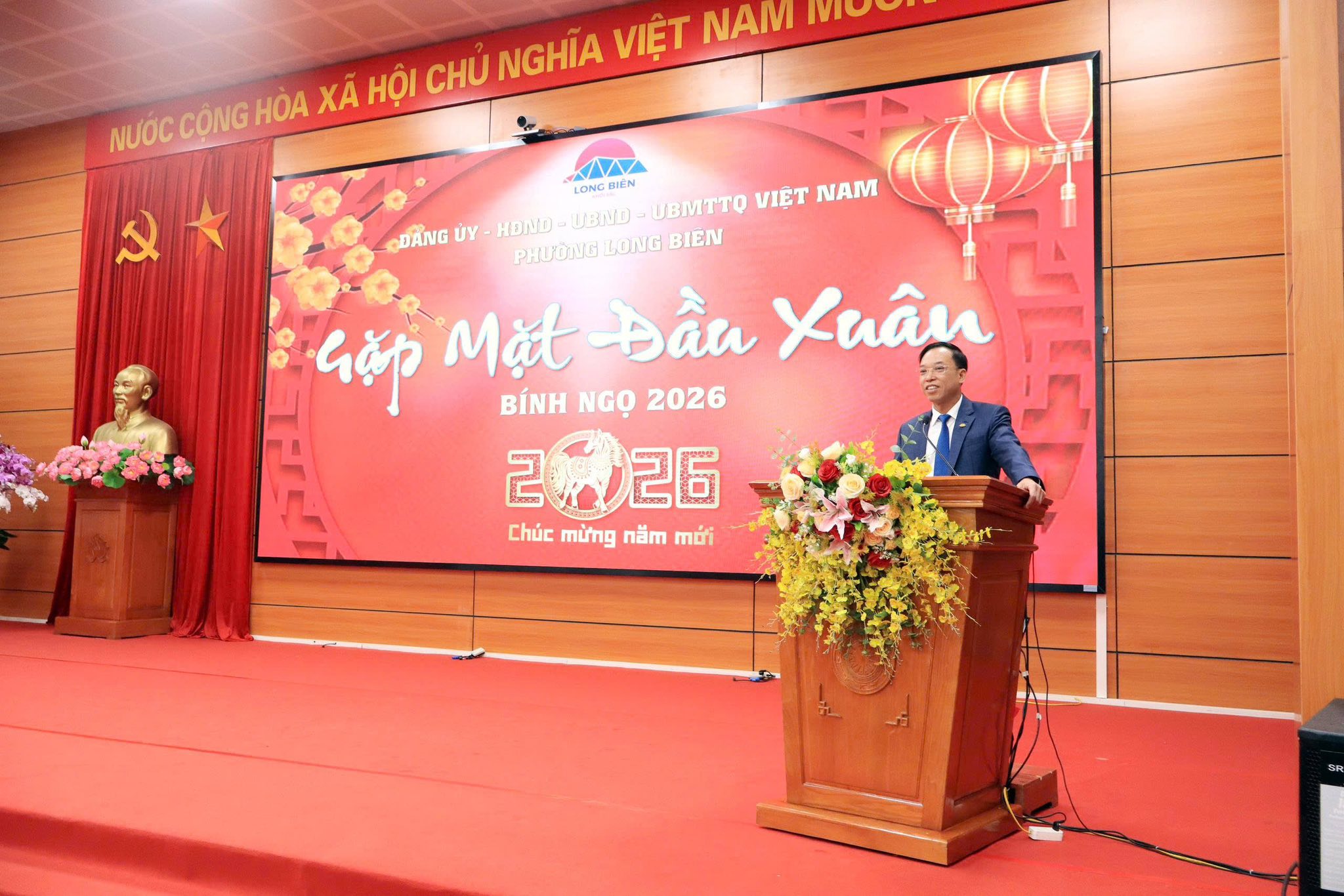 Phường Long Biên khai xuân Bính Ngọ 2026: Siết chặt kỷ cương, đồng lòng hành động, quyết tâm hoàn thành thắng lợi nhiệm vụ chính trị