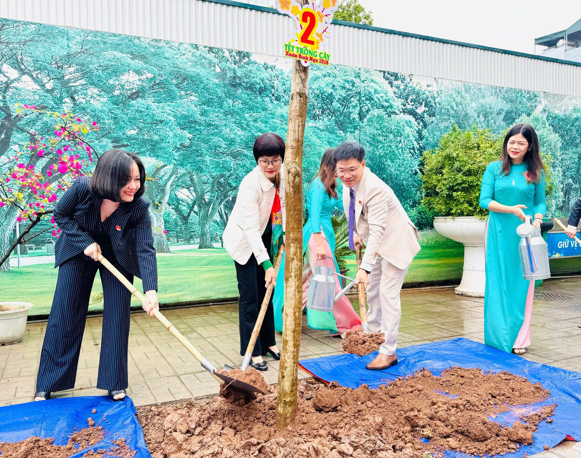 Phường Kim Liên phát động Tết trồng cây Xuân Bính Ngọ 2026, lan tỏa trách nhiệm xây dựng đô thị xanh