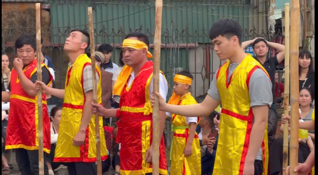 Võ gậy Thường Liễu - bản lĩnh thượng võ hòa nhịp xuân trên đất Chuyên Mỹ